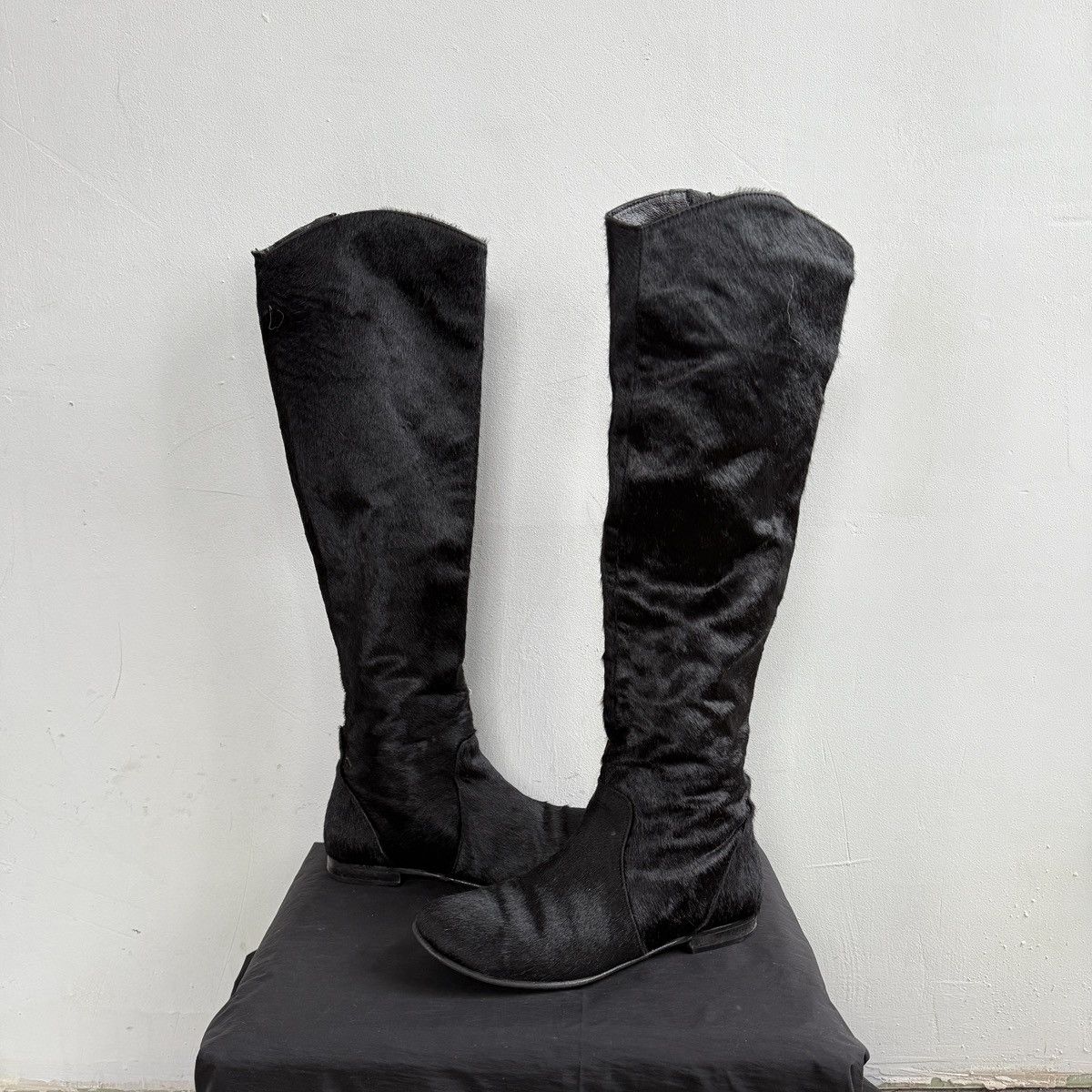 Other Real Pony Fur Knee High Boots Size US 9 / IT 39 - 5 Thumbnail