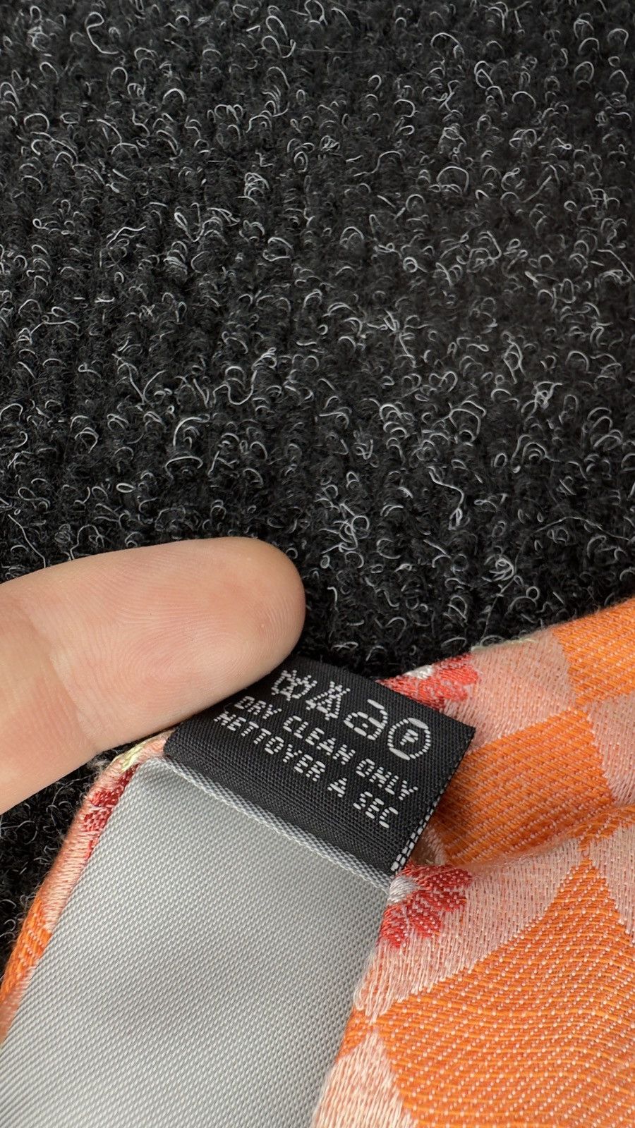 Kenzo Kenzo Orange Floral Silk Tie Made in Italy Vintage Size ONE SIZE - 6 Thumbnail