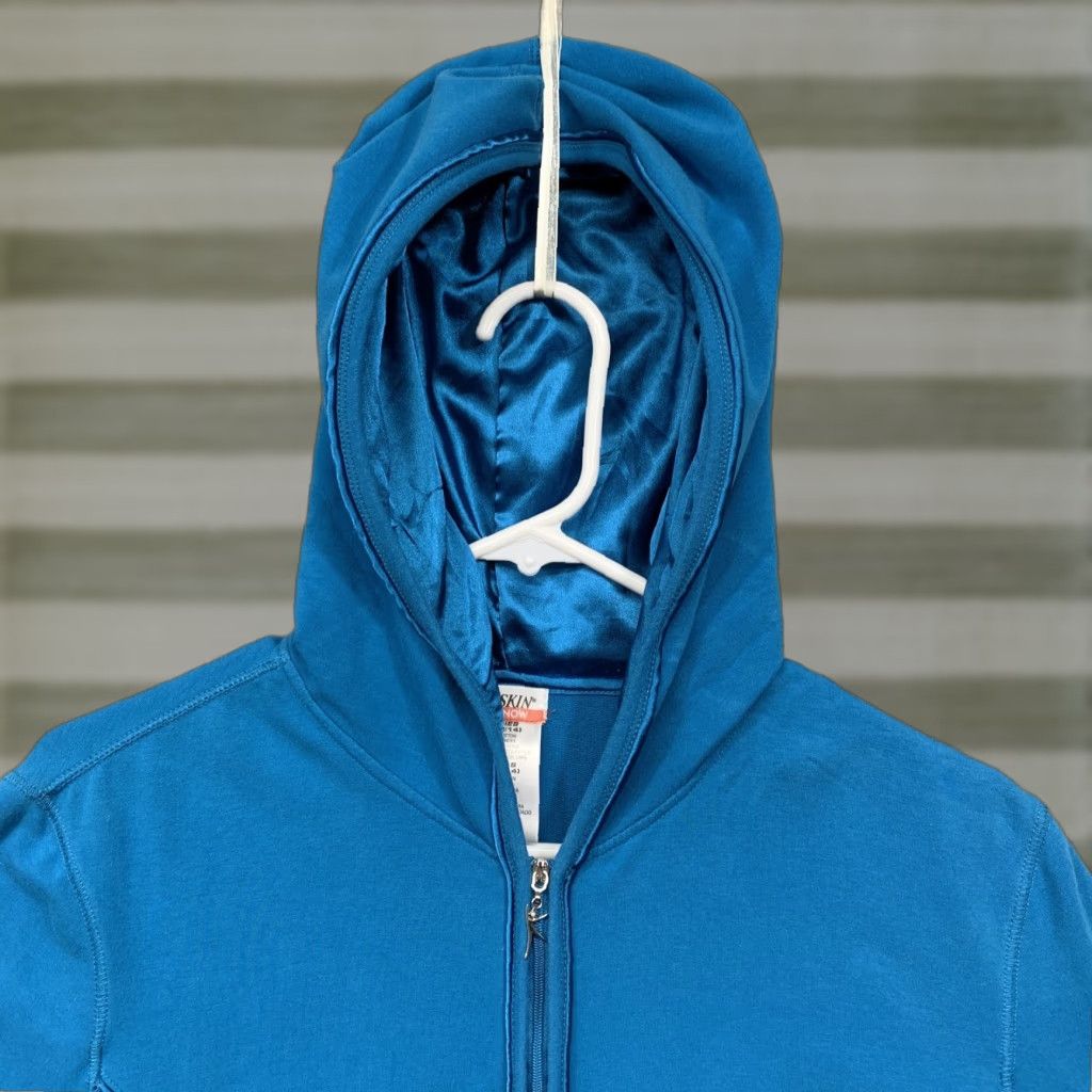 Vintage Danskin Now Hooded Jacket Women’s Athletic Size L Turquoise 2 Pockets Full Zip Size L / US 10 / IT 46 - 1 Thumbnail