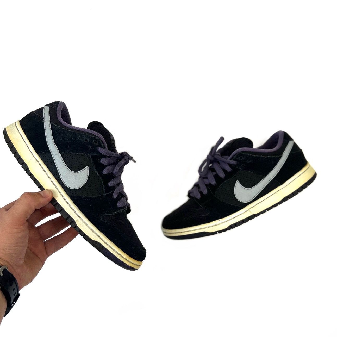 Nike × Vintage Sneakers Nike SB Dunk Low Pro Black Canyon Purple Grey Size US 6 / EU 39 - 1 Thumbnail
