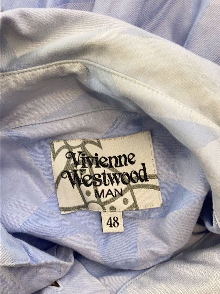 Vivienne Westwood Asymmetrical Orb Logo Button Up Shirt Size XL / US 12-14 / IT 48-50 - 3 Thumbnail