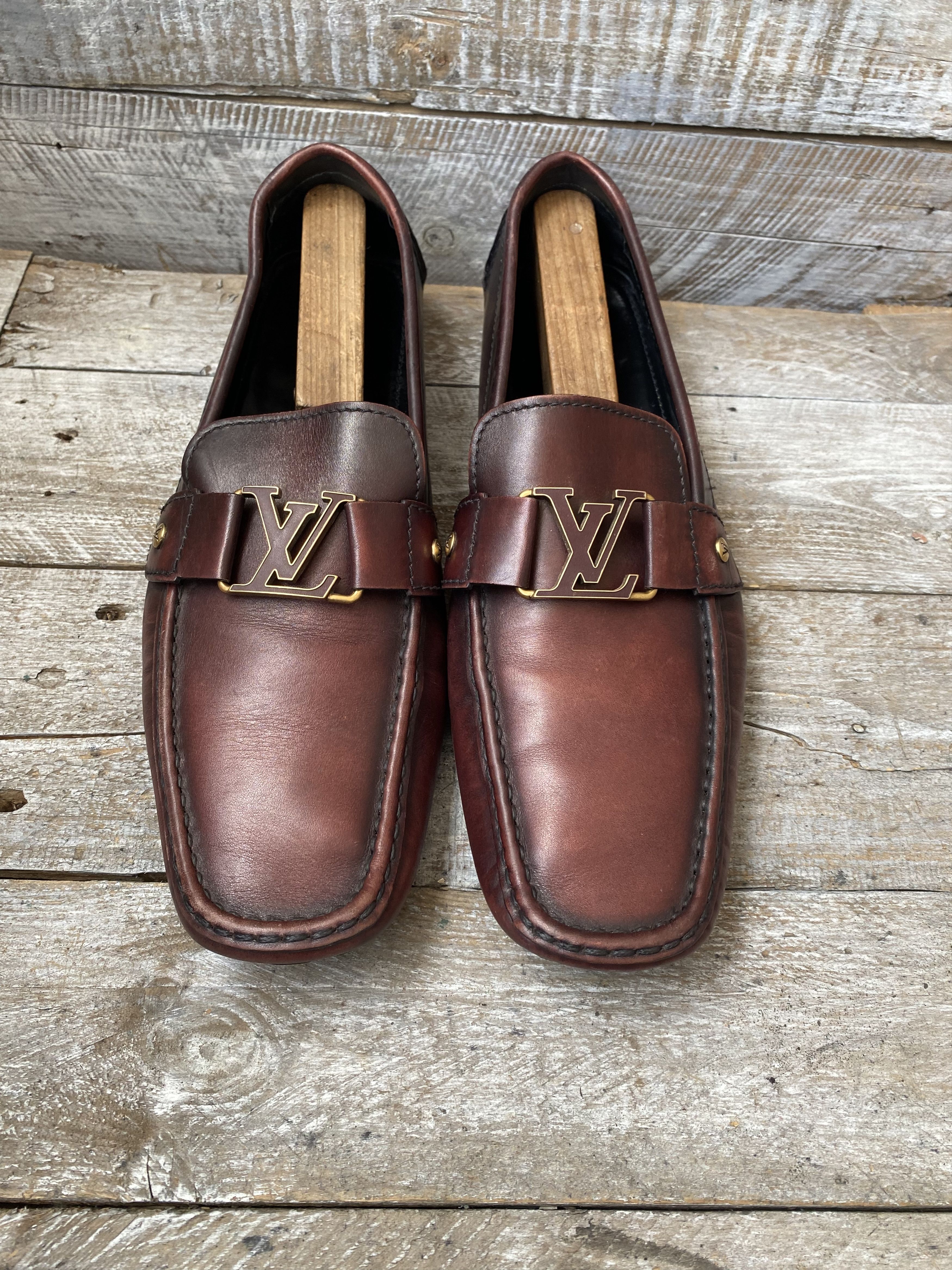 Louis Vuitton Louis vuitton montecarlo logo horsebit loafer slip on uk11.5 Size US 11.5 / EU 44-45 - 2 Thumbnail