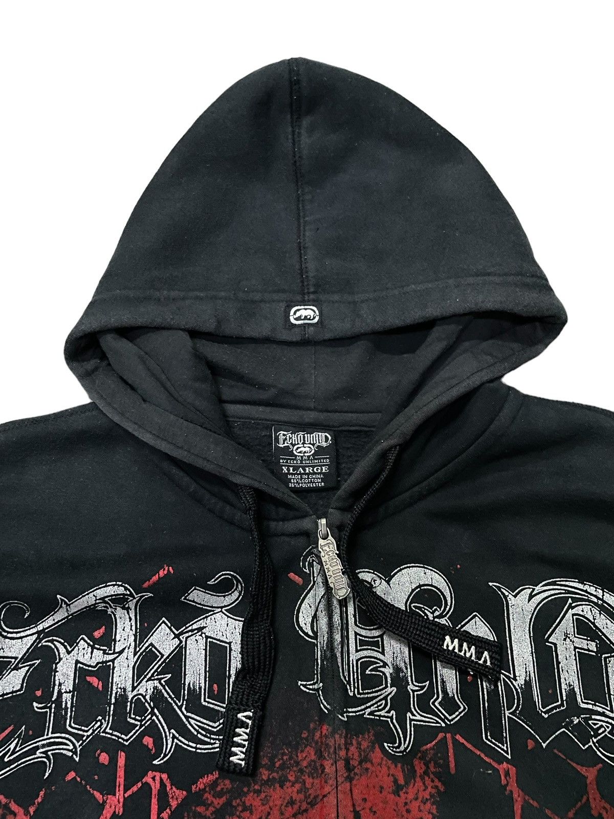 Affliction 2000s Ecko M.M.A Elite Affliction Skull Hoodie Size US XL / EU 56 / 4 - 7 Thumbnail