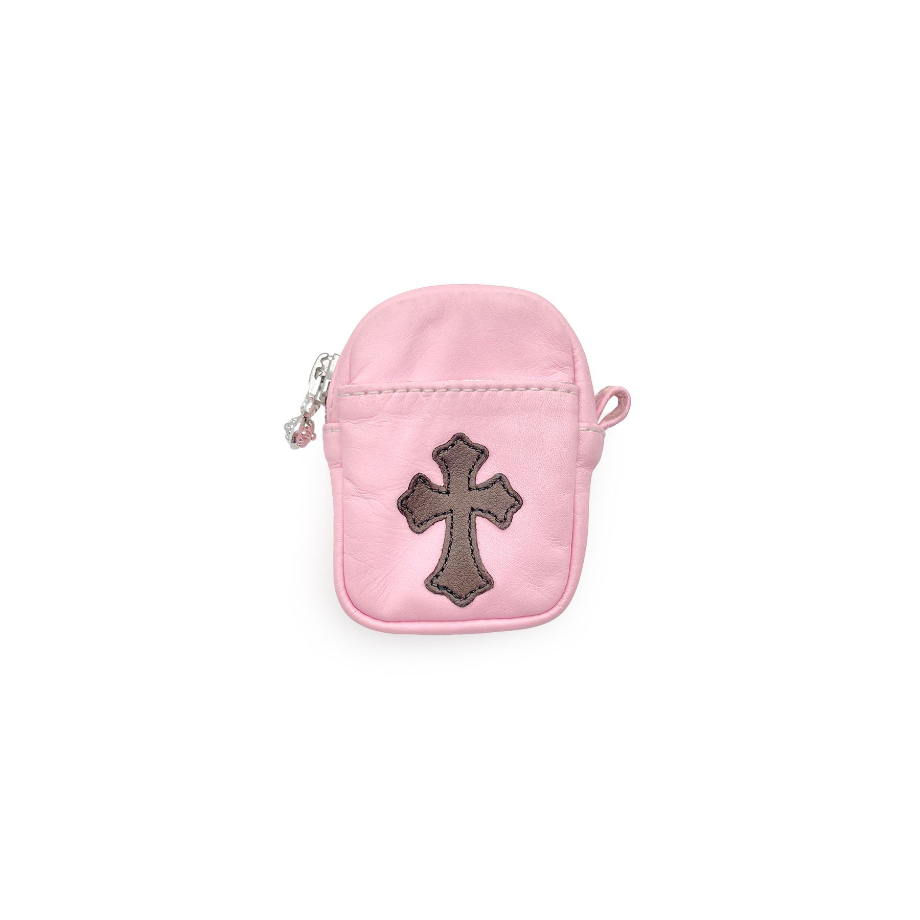 Chrome Hearts Chrome Hearts Pink Cross Patch Airpod Micro Take Wallet Size ONE SIZE - 1 Thumbnail