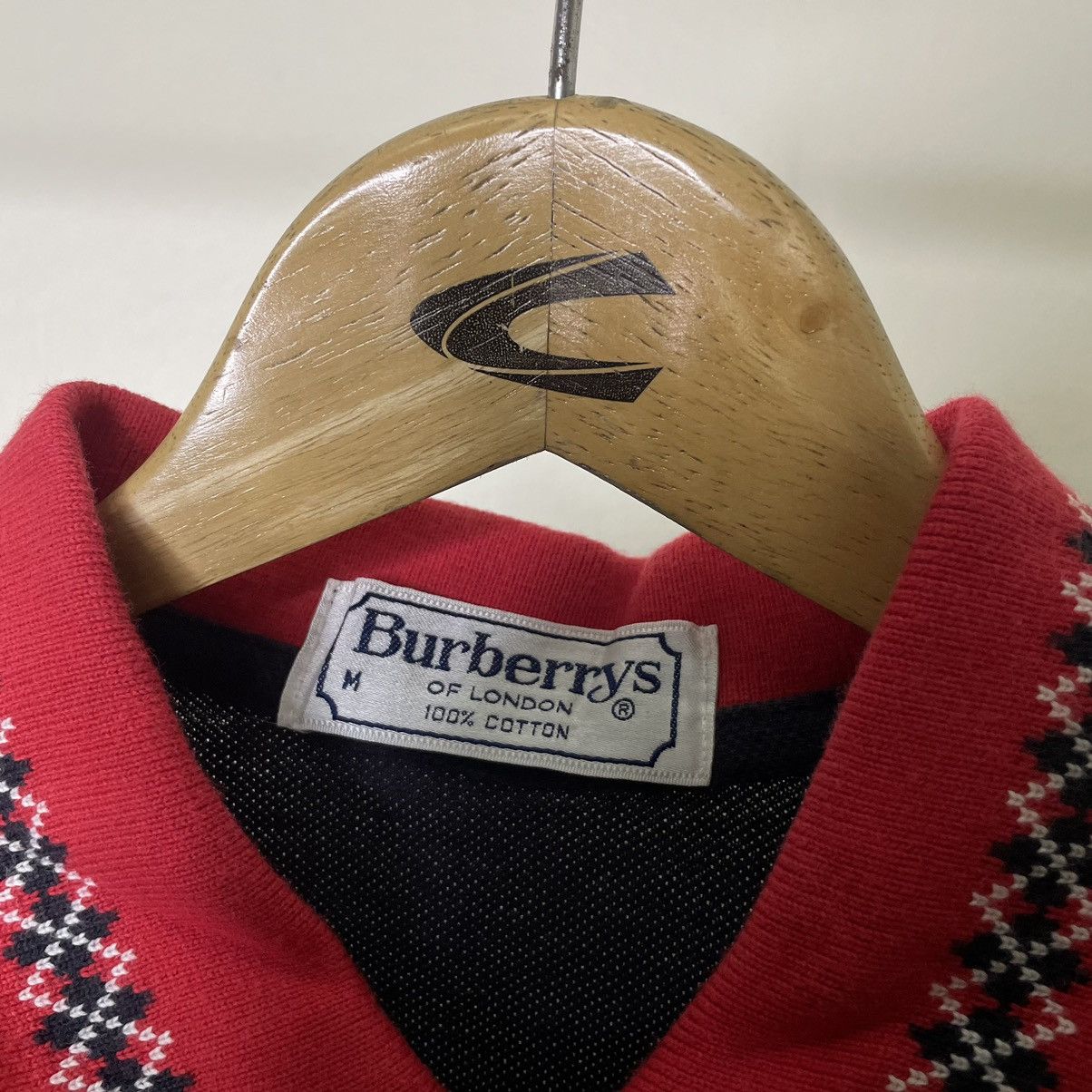 Burberry × Vintage Vintage Burberrys of London Polo Shirt Size US M / EU 48-50 / 2 - 3 Thumbnail