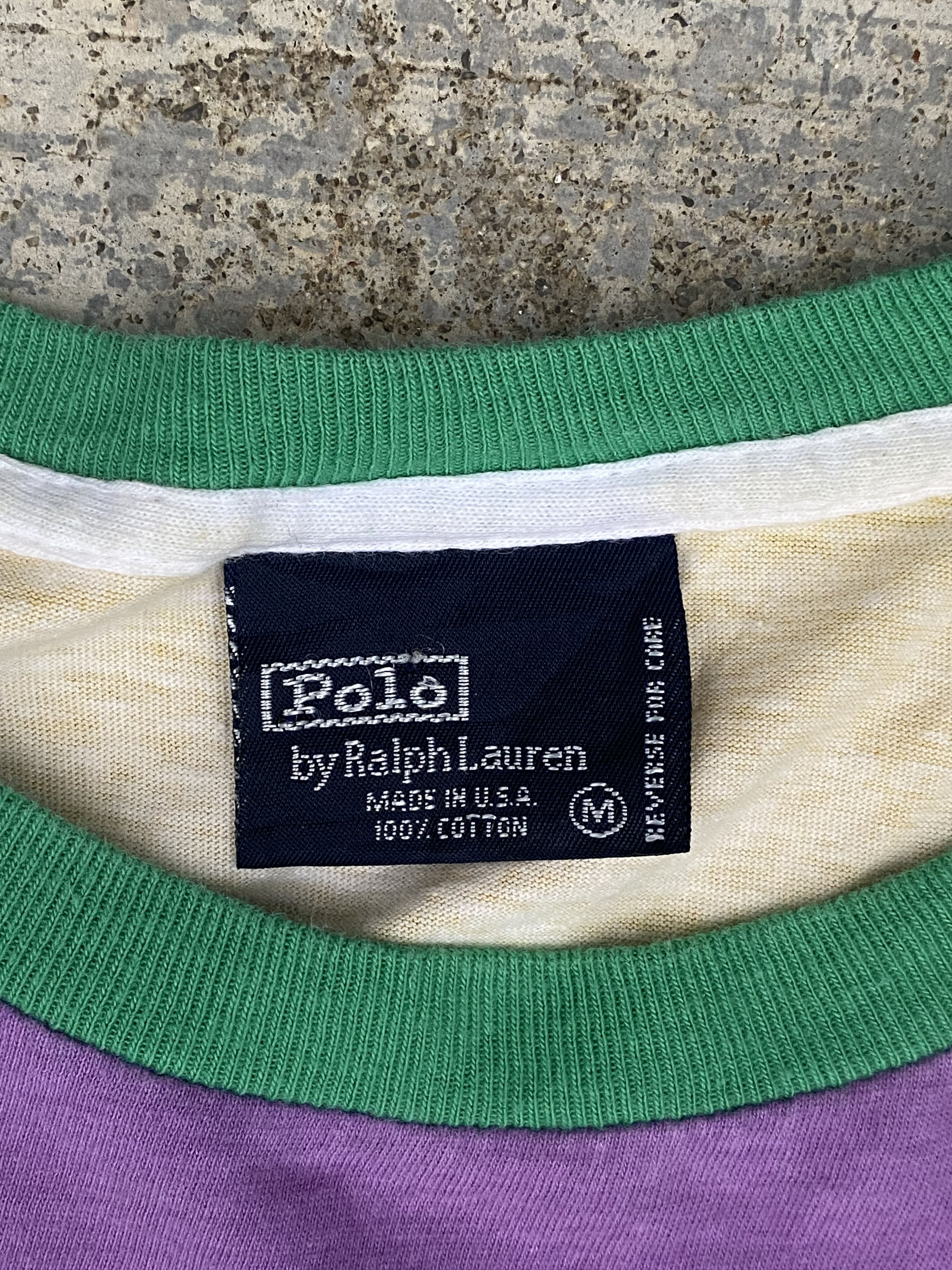 Polo Ralph Lauren ⚡️RARE⚡️ Vintage 90’s Polo Ralph Lauren striped tshirts Size US M / EU 48-50 / 2 - 6 Thumbnail