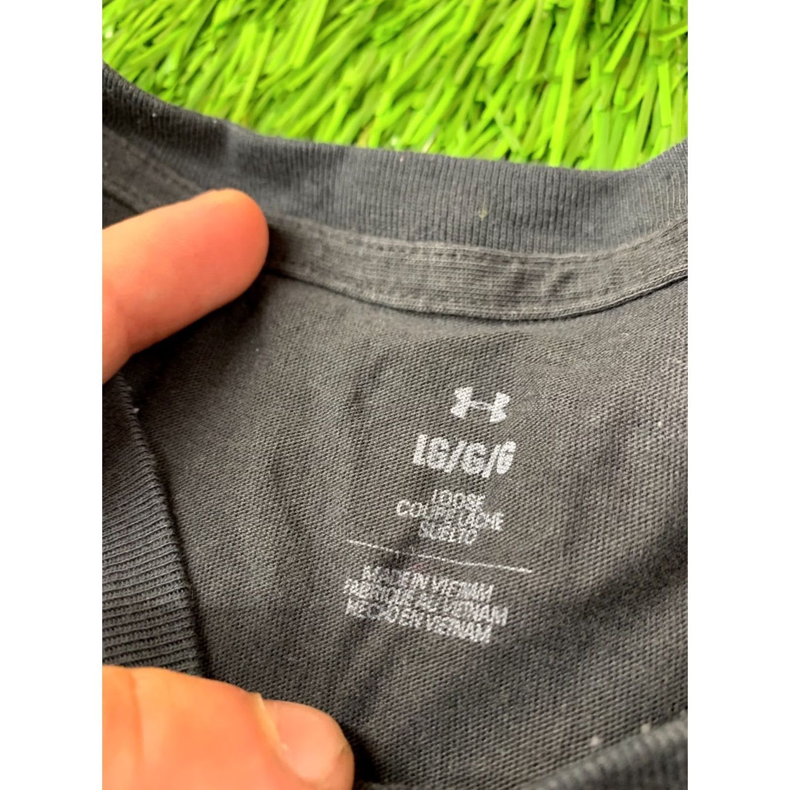 Under Armour UNDER ARMOUR Shirt JERSEY T-Shirt Mens L Gray 2022 Training Casual Short Sleeve Logo Size US L / EU 52-54 / 3 - 4 Thumbnail