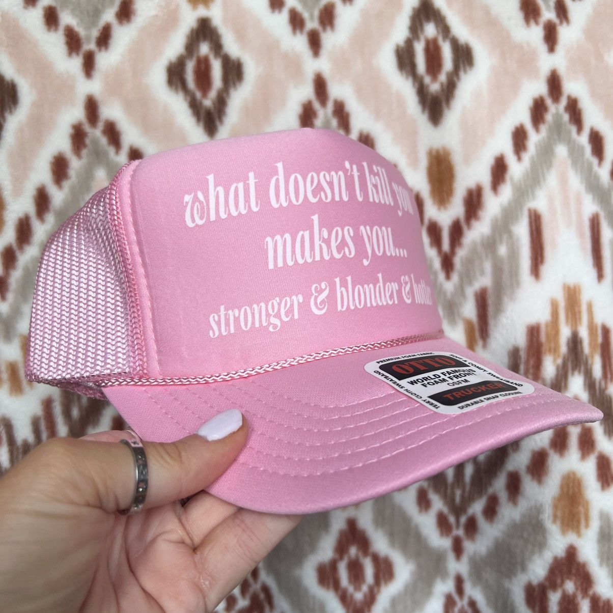 Otto Megan Moroney western country Cowgirl trucker hat Size ONE SIZE - 2 Thumbnail