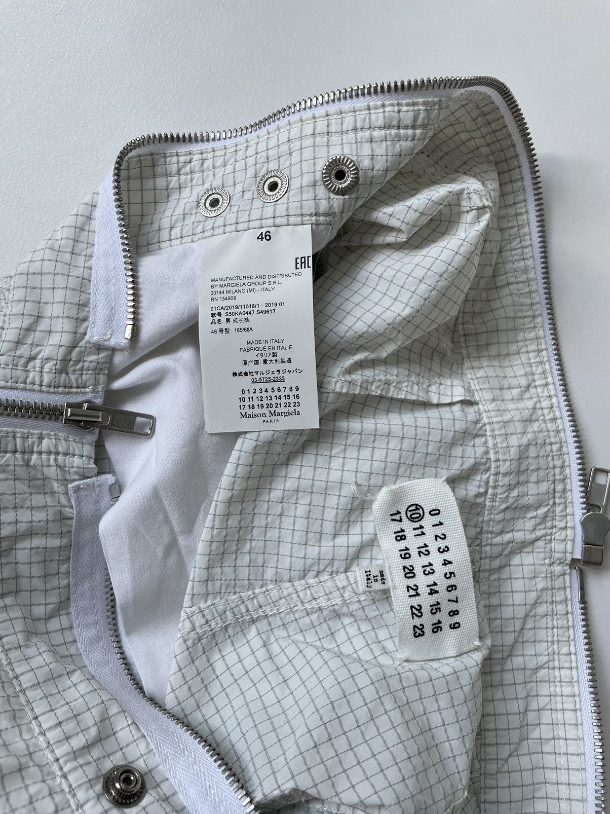 Maison Margiela S/S 19 Grid Check Nylon Flight Suit / Boiler Suit Size US S / EU 44-46 / 1 - 22 Thumbnail