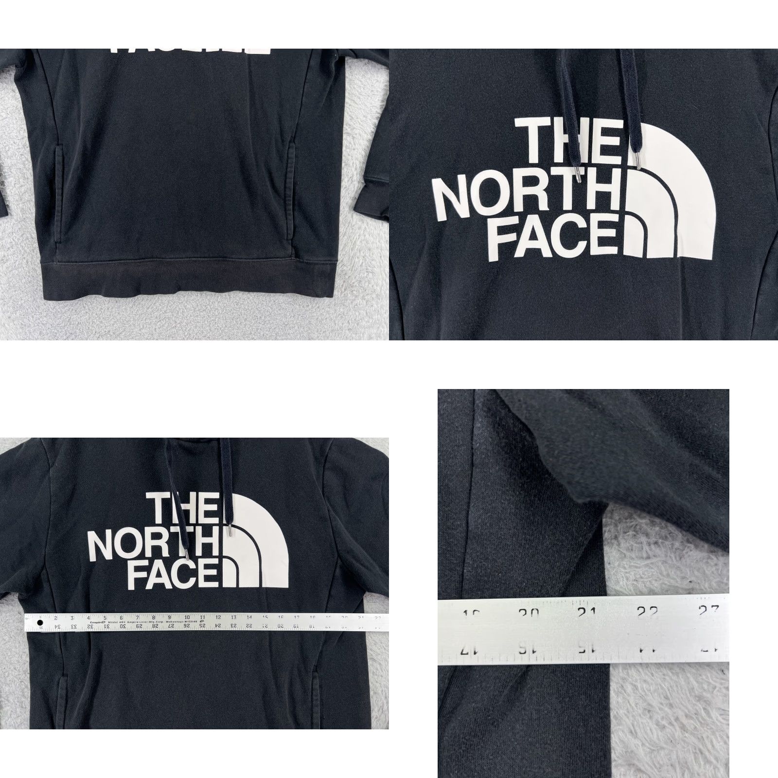 The North Face VINTAGE The North Face Hoodie Mens M Black Jersey Cotton Blend Logo Pullover Hooded Sweatshirt Shirt Mens Size US M / EU 48-50 / 2 - 8 Thumbnail