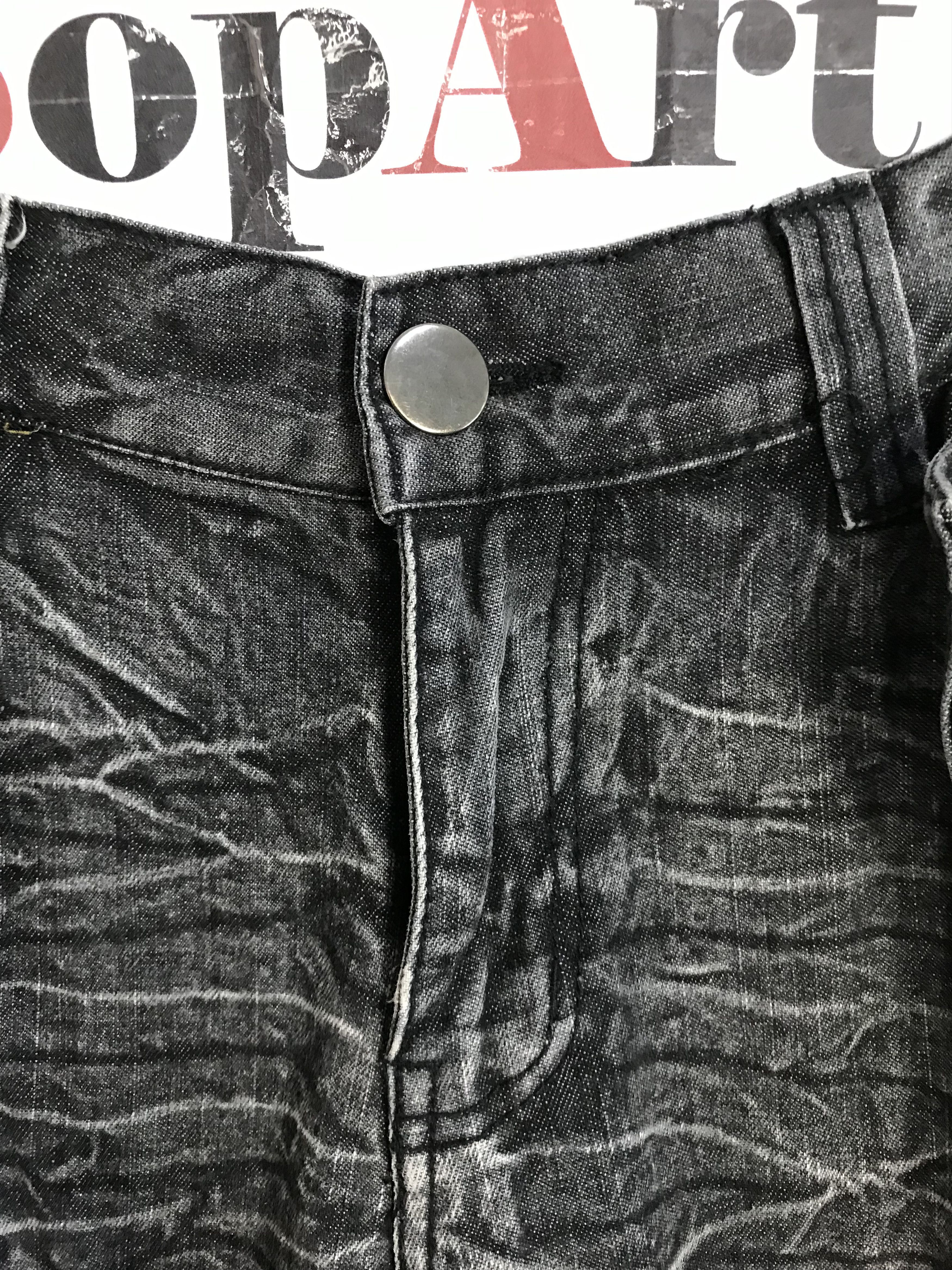 Japanese Brand Vtg Topism Super Flared Design Multi Pocket Denim Jeans Size US 32 / EU 48 - 8 Thumbnail