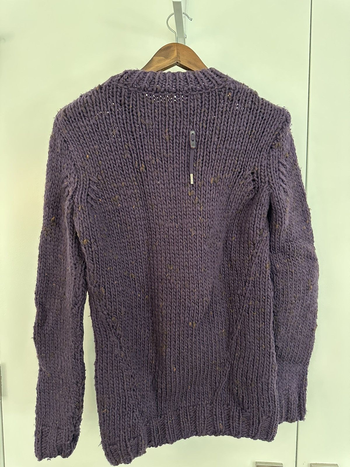 Boris Bidjan Saberi Boris Bidjan Saberi Murex Purple KN7 Sweater Hand Knit Size US S / EU 44-46 / 1 - 2 Thumbnail