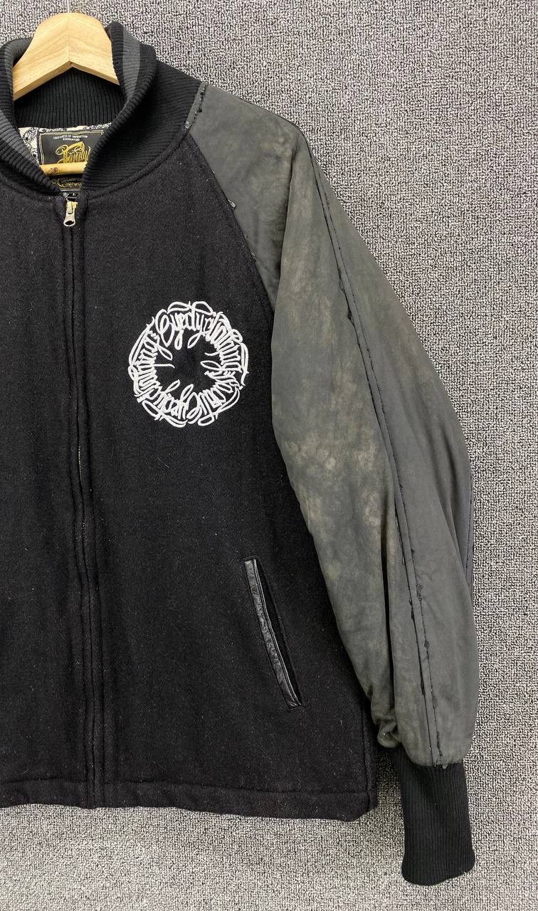 Japanese Brand Vintage Eyecandy Paisley Inspired Wacko Maria Varsity Jacket Size US L / EU 52-54 / 3 - 14 Thumbnail