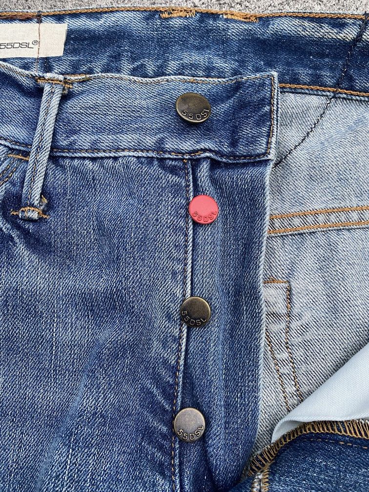20471120 × 55DSL 55 DSL Mod Pearn Slimfit distressed denim undercover style Size US 30 / EU 46 - 5 Thumbnail