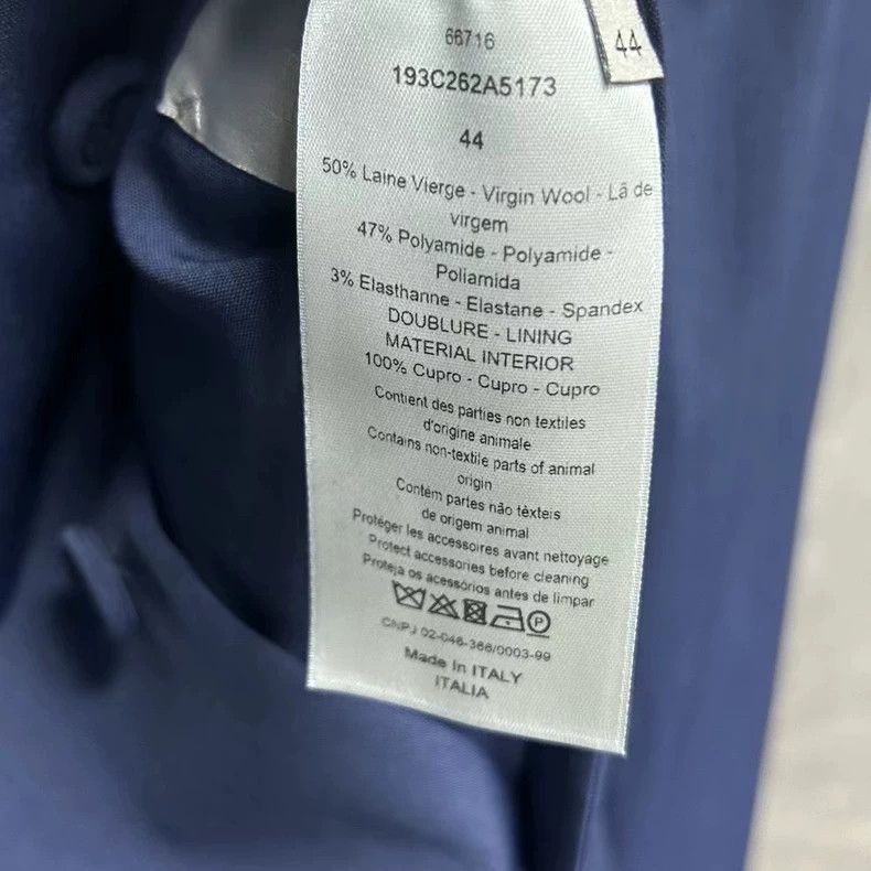 Dior Dior The latest blue functional button laced coat 2501-Next Size US S / EU 44-46 / 1 - 3 Thumbnail