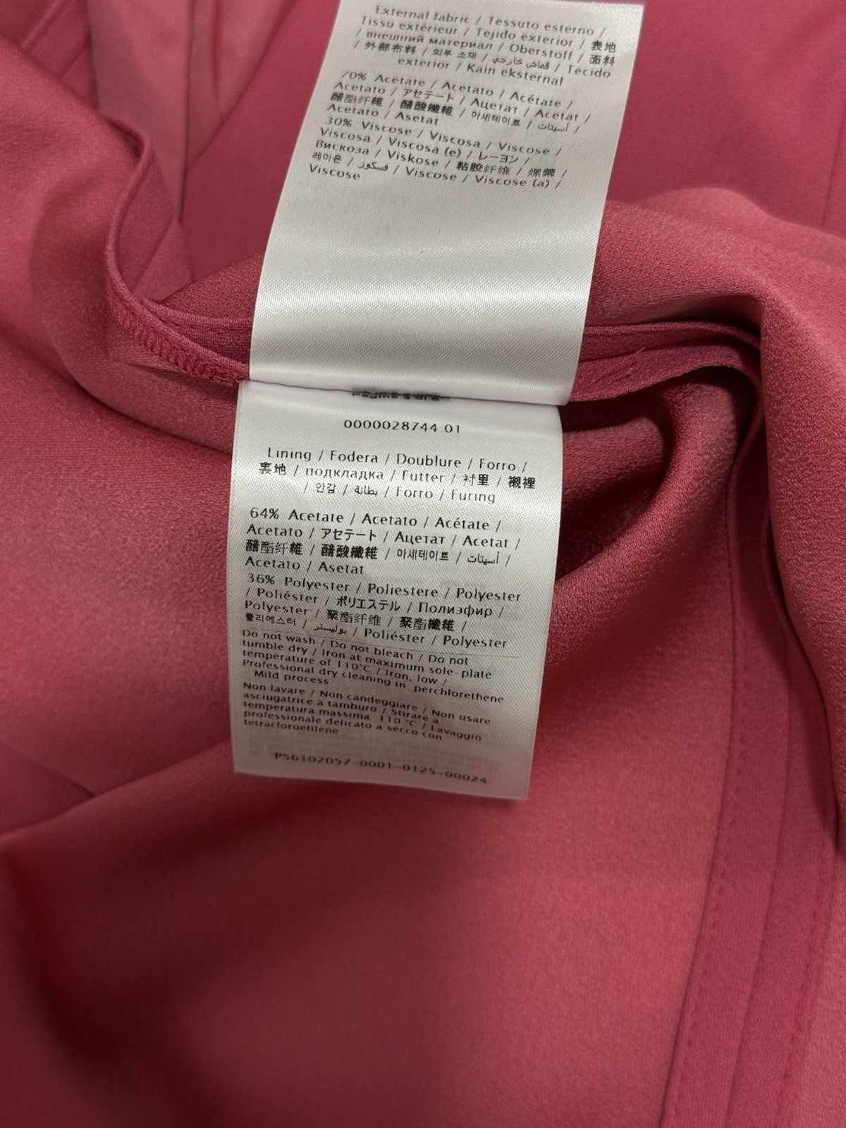 RED Valentino DDP Red Valentino Pink Blazer Acetate Viscose Jacket Size M / US 6-8 / IT 42-44 - 13 Thumbnail