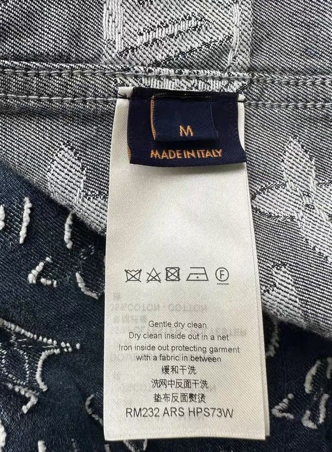 Louis Vuitton Louis Vuitton M Black Monogram Short Sleeves Denim Shirt Size US M / EU 48-50 / 2 - 6 Thumbnail