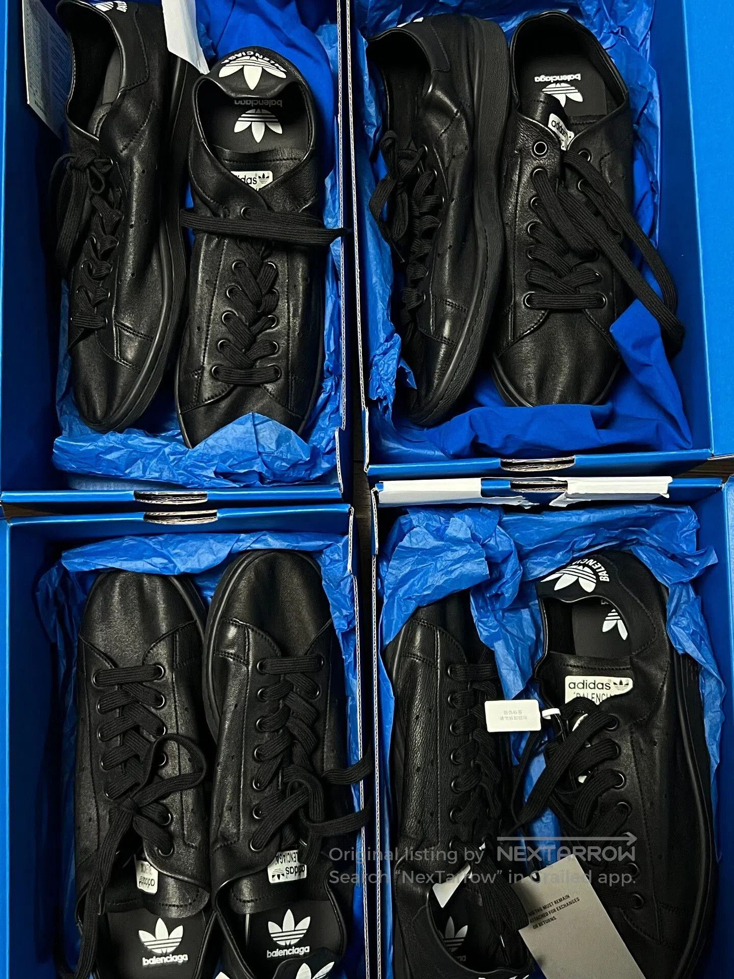 Balenciaga adidas Originals x Balenciaga Black Sneakers. Size US 8 / EU 41 - 1 Thumbnail