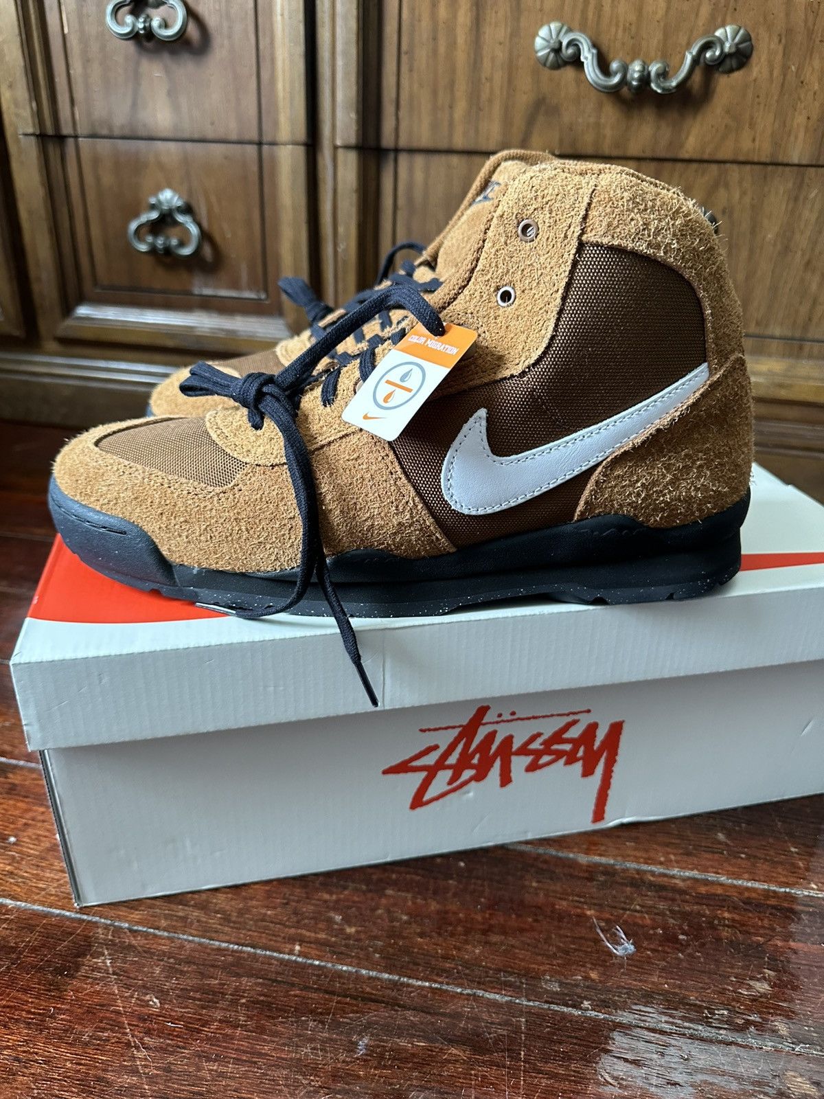 Nike × Stussy STUSSY X NIKE BALTORO SP TAN SIZE 12 Size US 12 / EU 45 - 3 Thumbnail