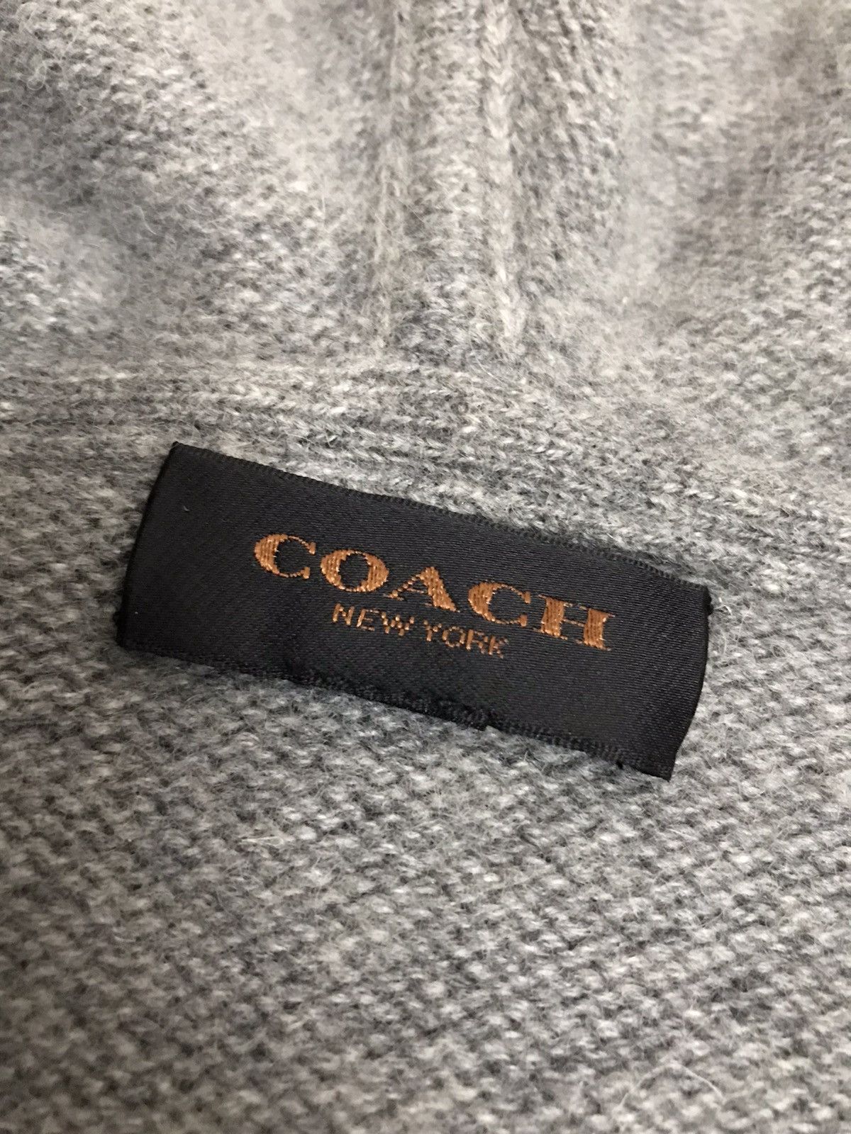 Coach Wool Zip Hooded Sweater