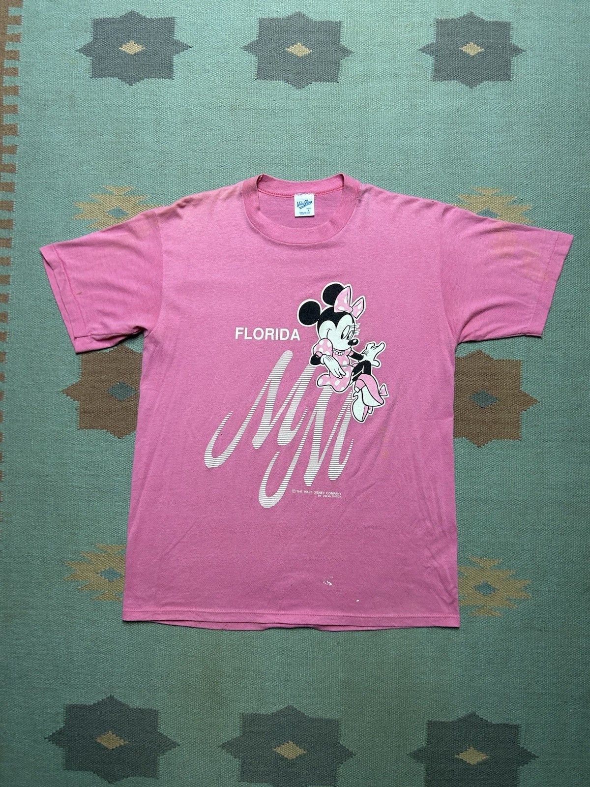 Vintage 80s t shirt Minnie Mouse Disney Florida single stitch large Size ONE SIZE - 1 Thumbnail