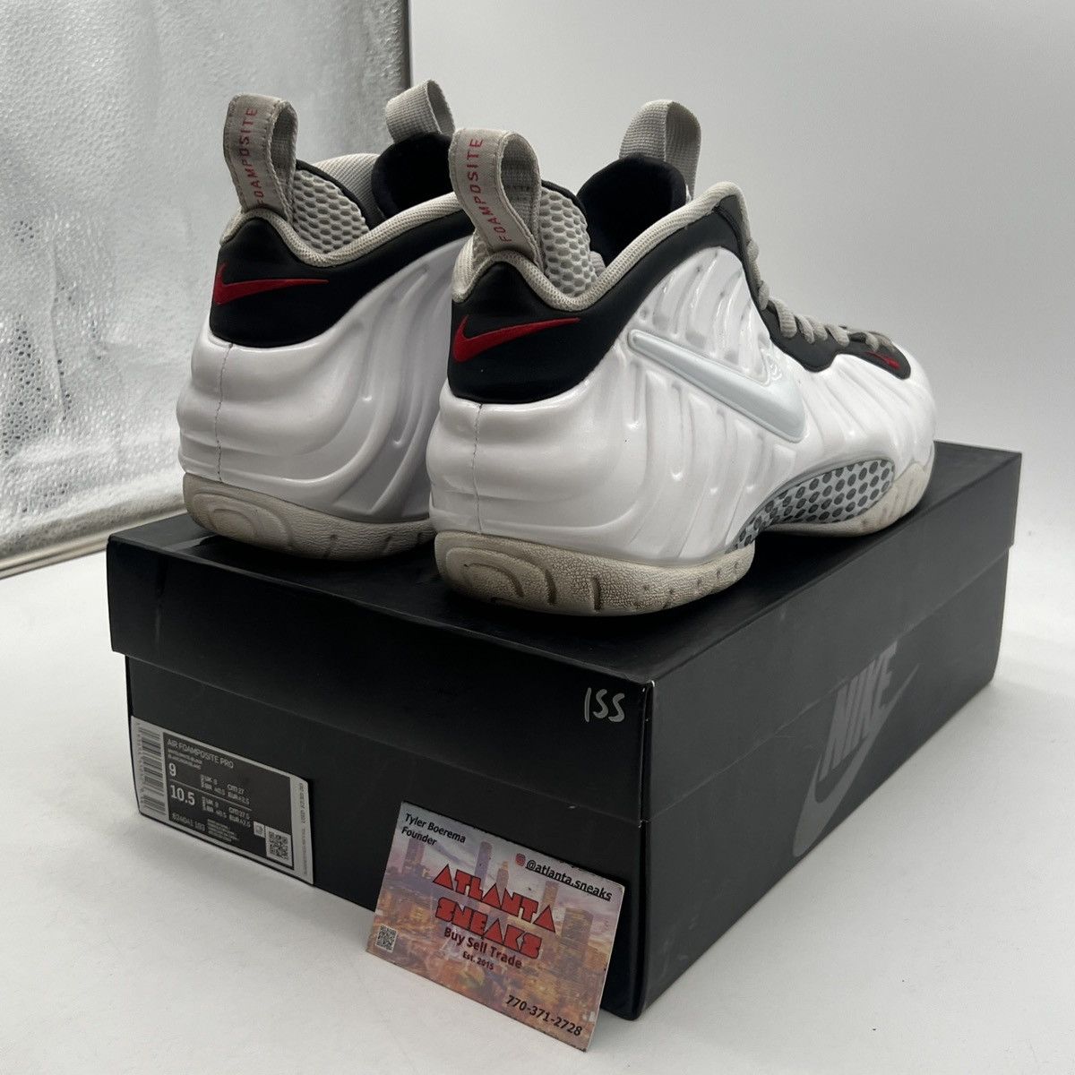 Nike Air Foamposite pro chrome white Size US 9 / EU 42 - 5 Thumbnail