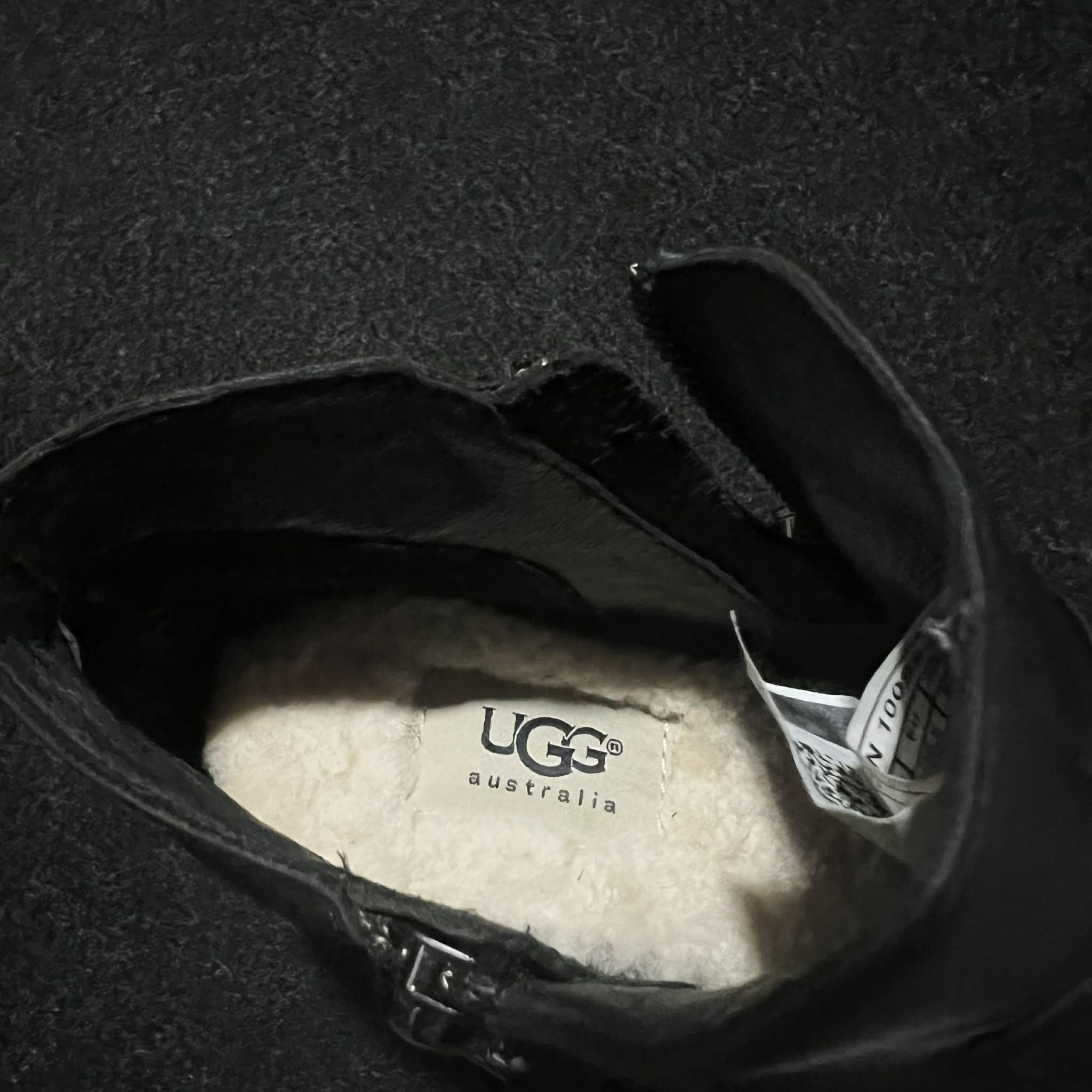 Ugg UGG Meredith Leather Wedge Bootie Ash Wedge Style Size US 8.5 / IT 38.5 - 5 Thumbnail