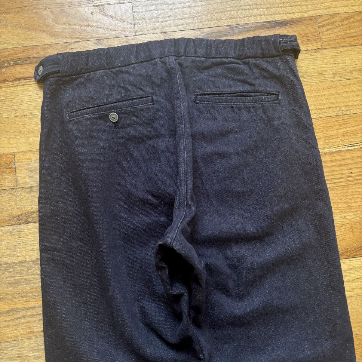 Comme des Garcons Homme Plus FW2001 Asymmetric Striped Jeans Size US 32 / EU 48 - 5 Thumbnail
