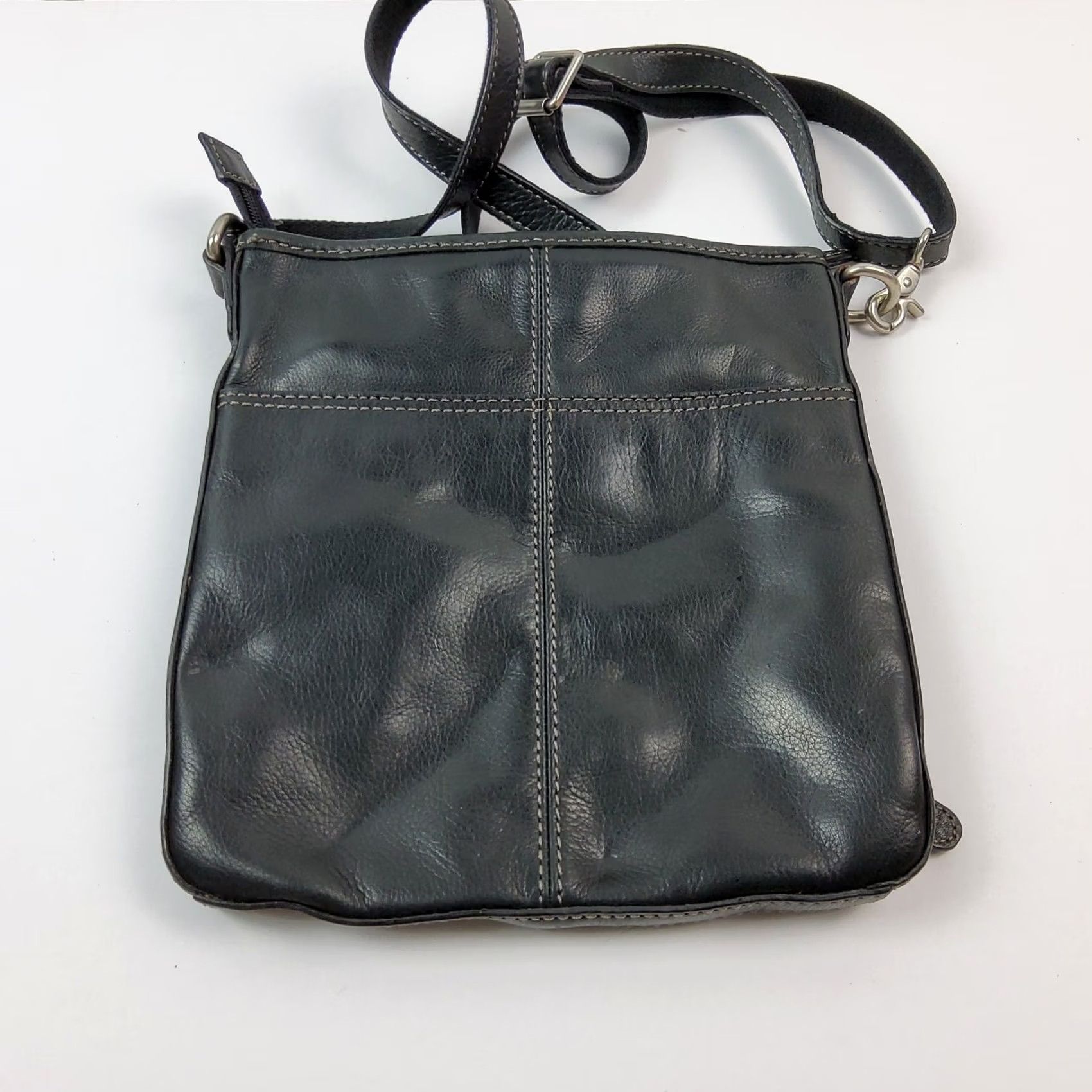 Fossil Fossil Leather Slim Crossbody Shoulder Purse - Black Size ONE SIZE - 5 Thumbnail