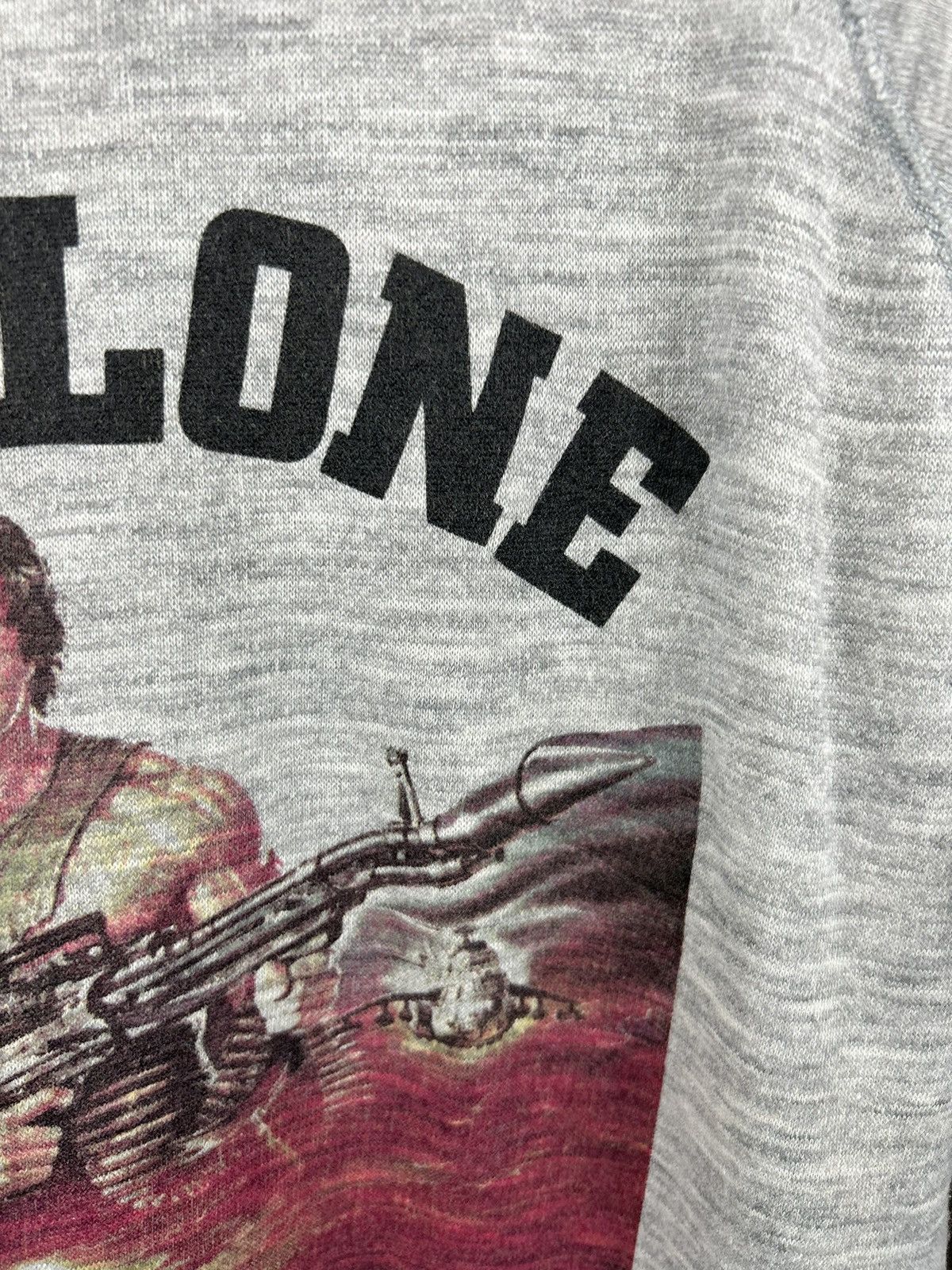 Vintage Vintage 80s Movie Stallone Rambo 1985 Film Sweatshirt Size US L / EU 52-54 / 3 - 10 Thumbnail
