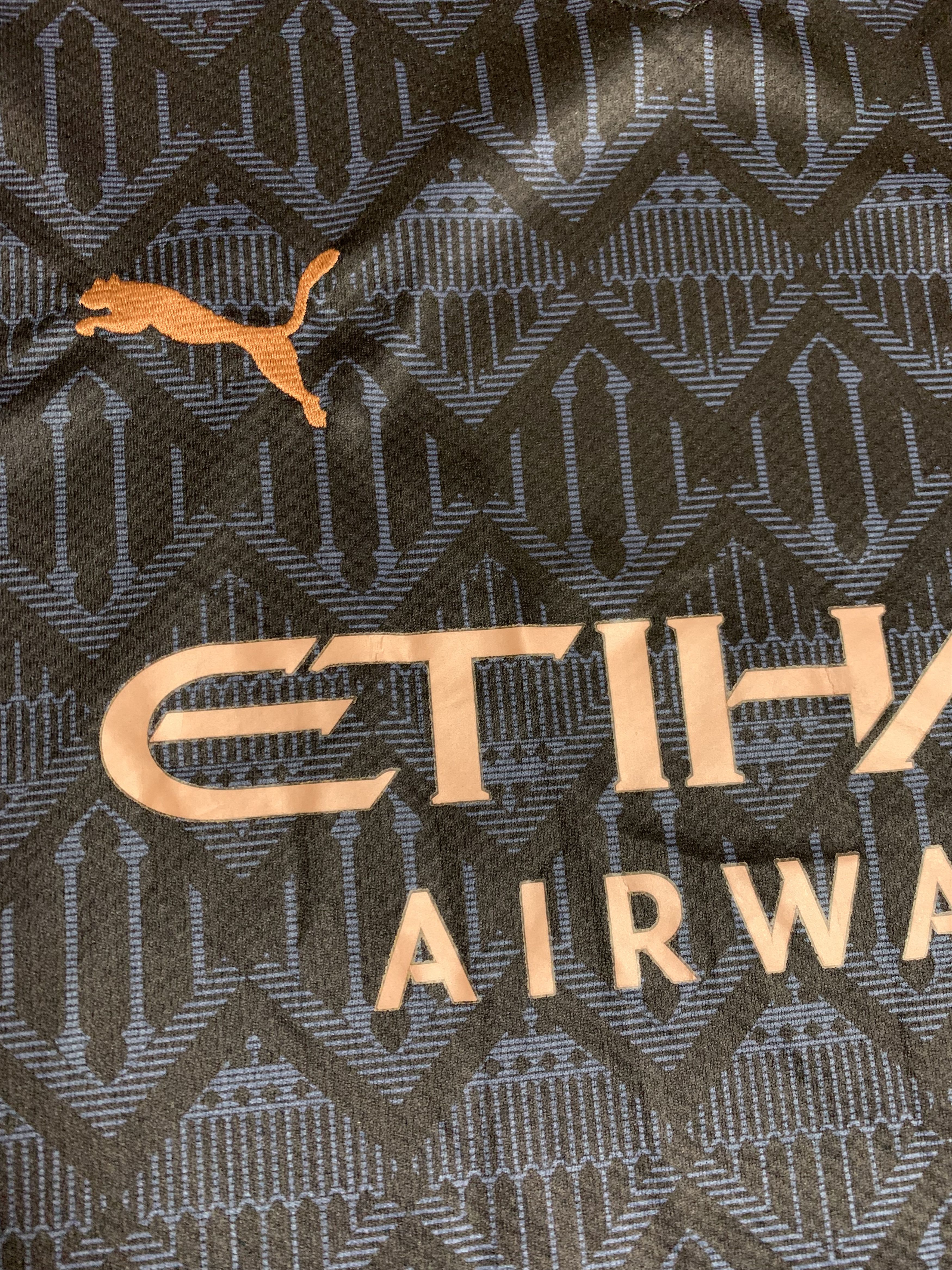 Puma Manchester City Jersey T Shirt Monogram Blockcore Size US M / EU 48-50 / 2 - 3 Thumbnail