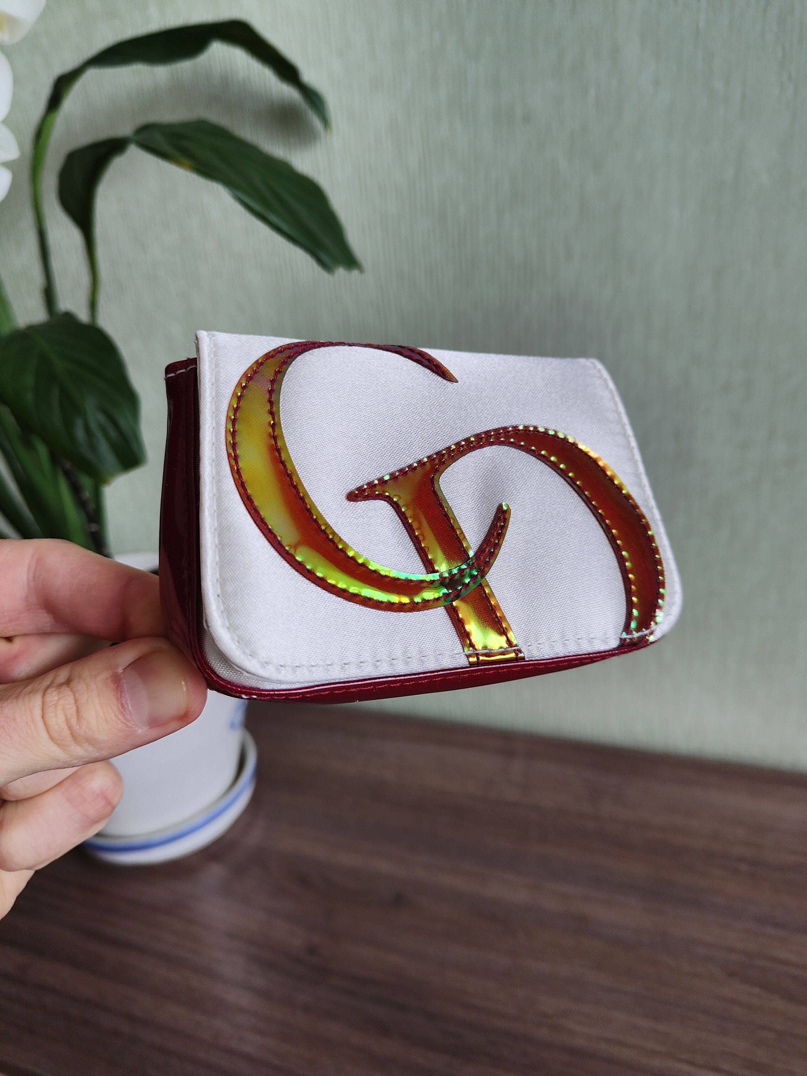 Christian Dior Monsieur Christian Dior Small Wallet Clutch Cosmetic Bag Make Up CD Size ONE SIZE - 4 Thumbnail