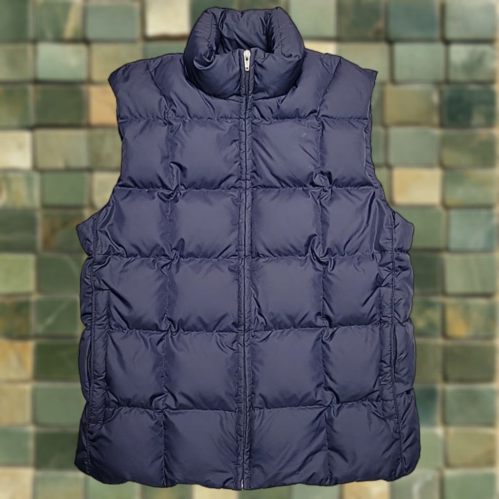 Eddie Bauer VINTAGE Eddie Bauer Goose Down Vest Mens Navy Blue Quilted Puffer Outdoors Full Zip Gorp Shirt Mens S Blue Down Zip Vest Size US S / EU 44-46 / 1 - 1 Thumbnail