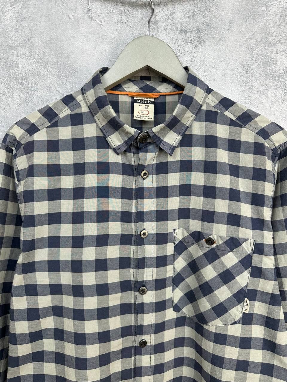 Rab Rab Maverick Shirt Check Plaid Button Up Long Sleeve QCA-64 Size US L / EU 52-54 / 3 - 4 Thumbnail
