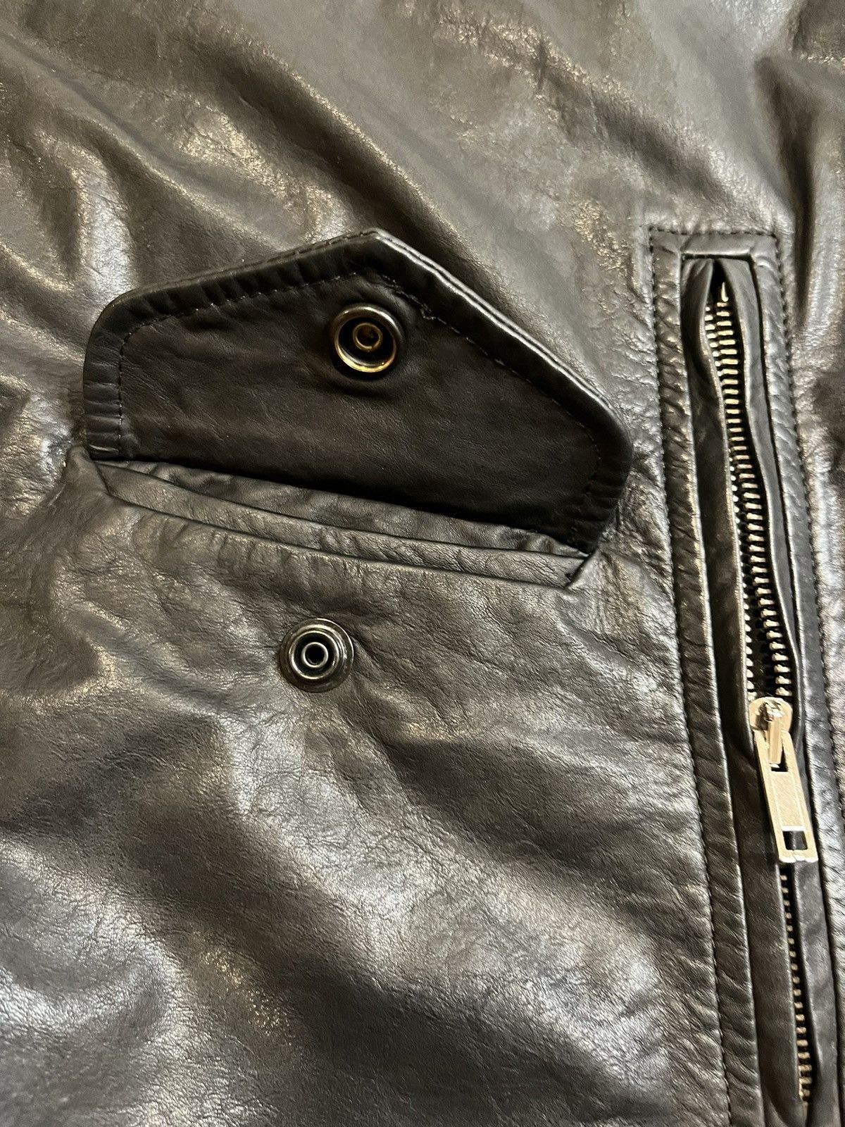 Rick Owens Rick Owen’s black calf leather jacket. Size 54 Size US L / EU 52-54 / 3 - 11 Thumbnail