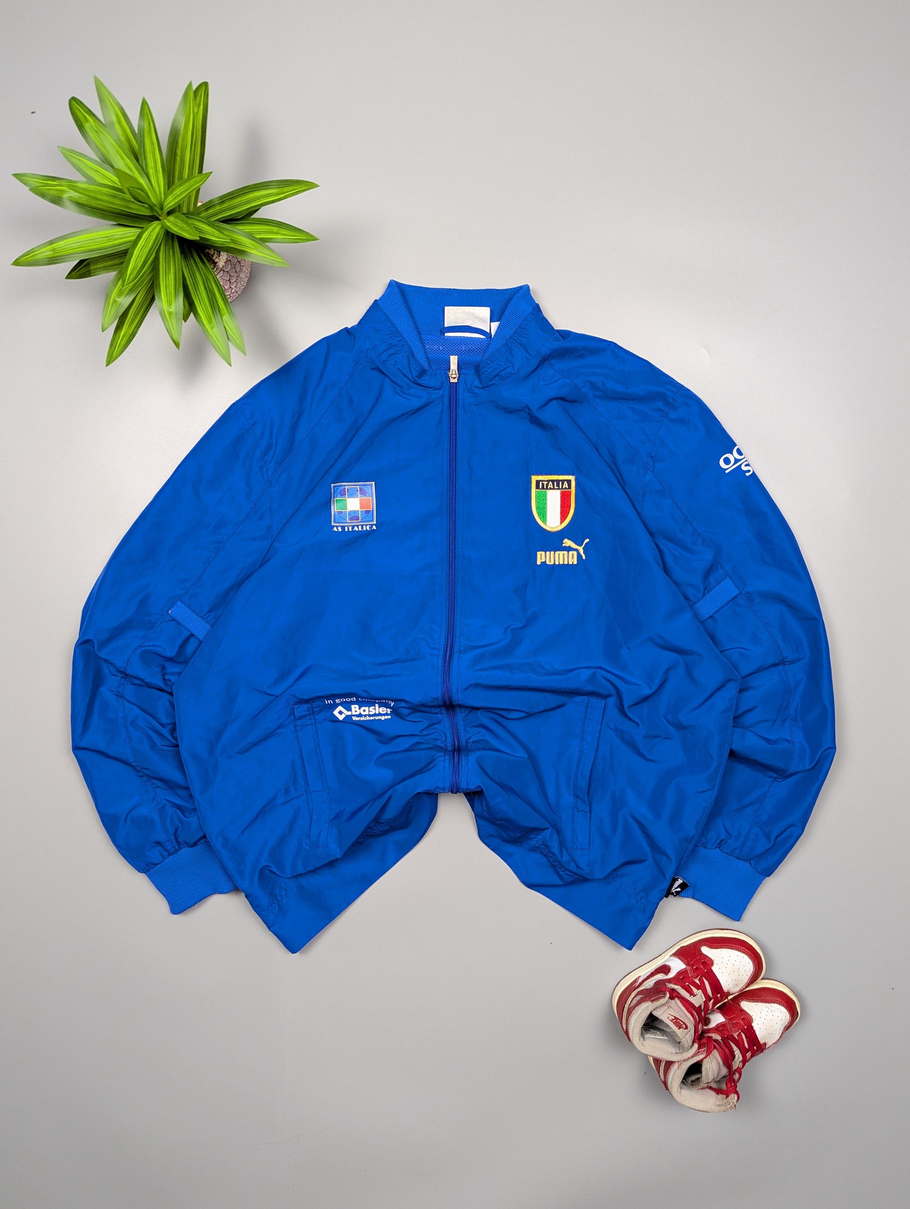 Puma Puma Italia Track Jacket Men’s XL Blue Retro Sportswear Size US XL / EU 56 / 4 - 1 Thumbnail