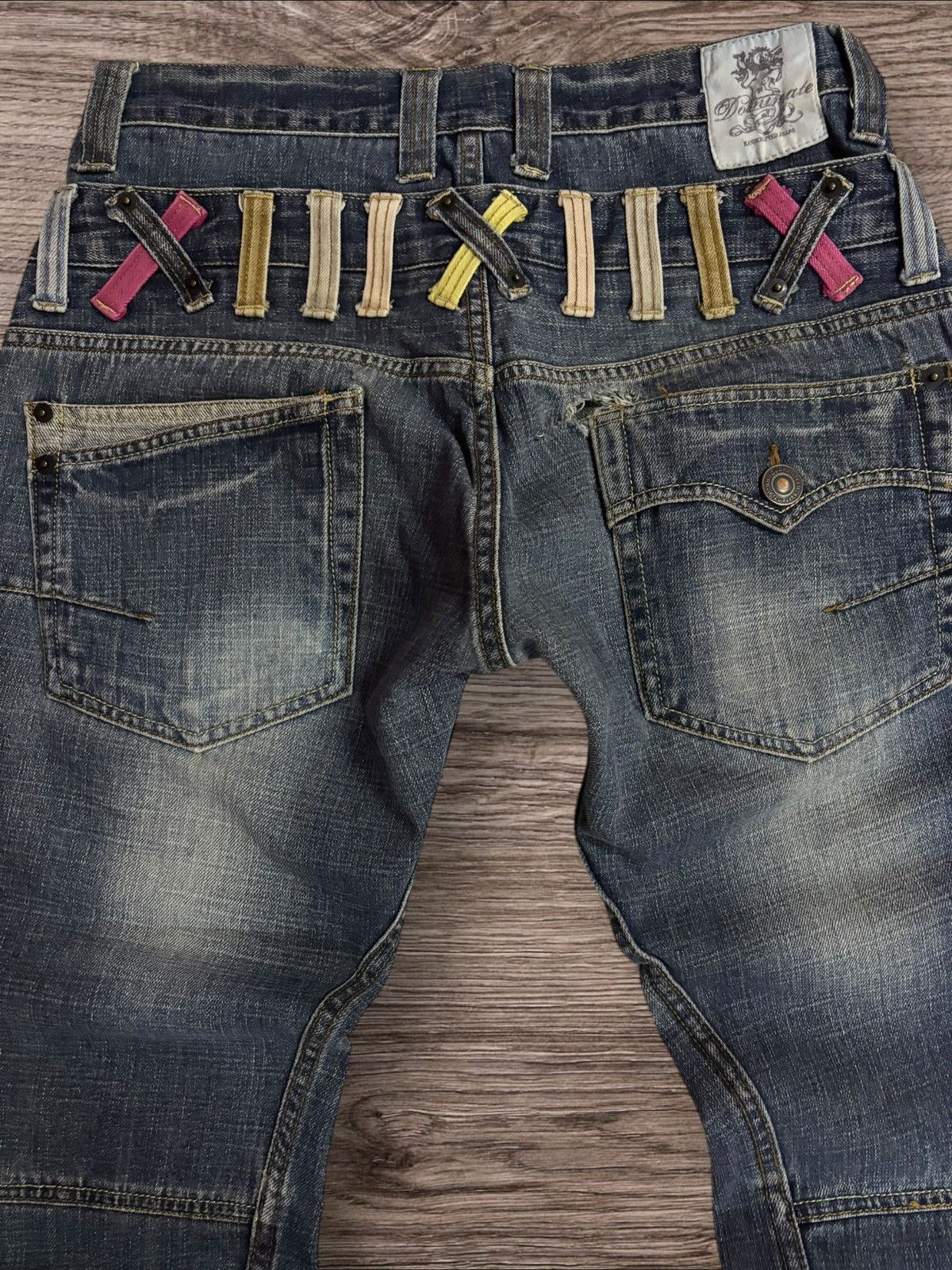 14th Addiction Y2k Dominate Double Waist Jeans 14th Edition Inspired Size US 30 / EU 46 - 6 Thumbnail