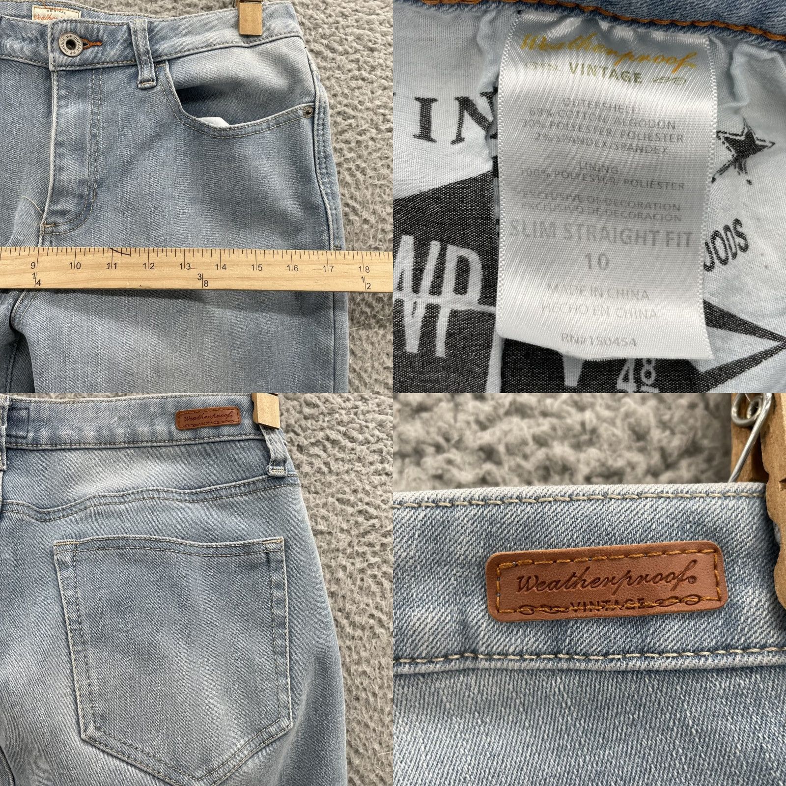 Weatherproof Weatherproof Vintage Flannel-Lined Jeans Women 31x27.5 Blue Straight Outdoor Size 24" / US 00 / IT 34 - 8 Thumbnail