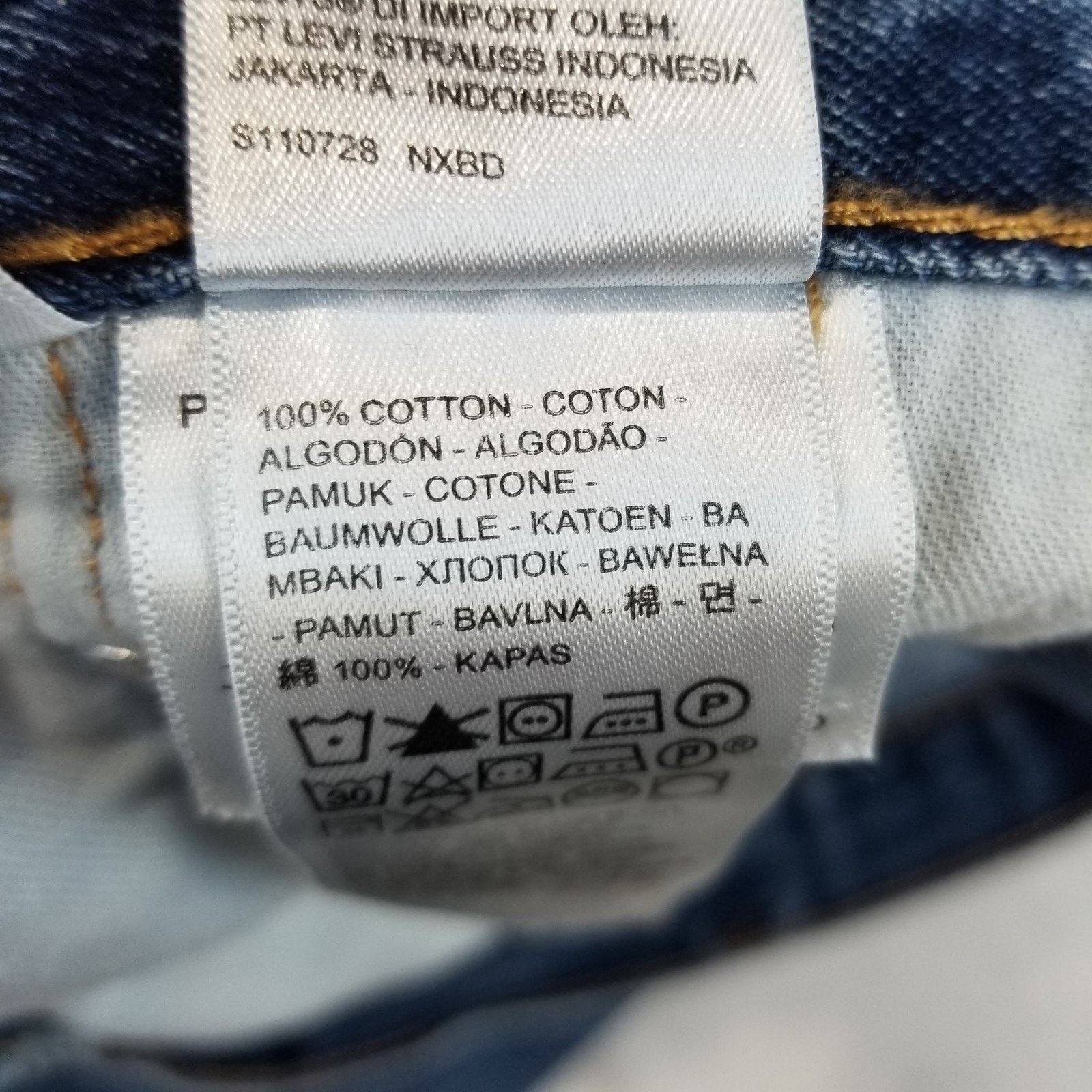 Levi's Levis 550 Jeans Mens 38x30 Blue Relaxed Fit Tapered Leg Size US 38 / EU 54 - 9 Thumbnail