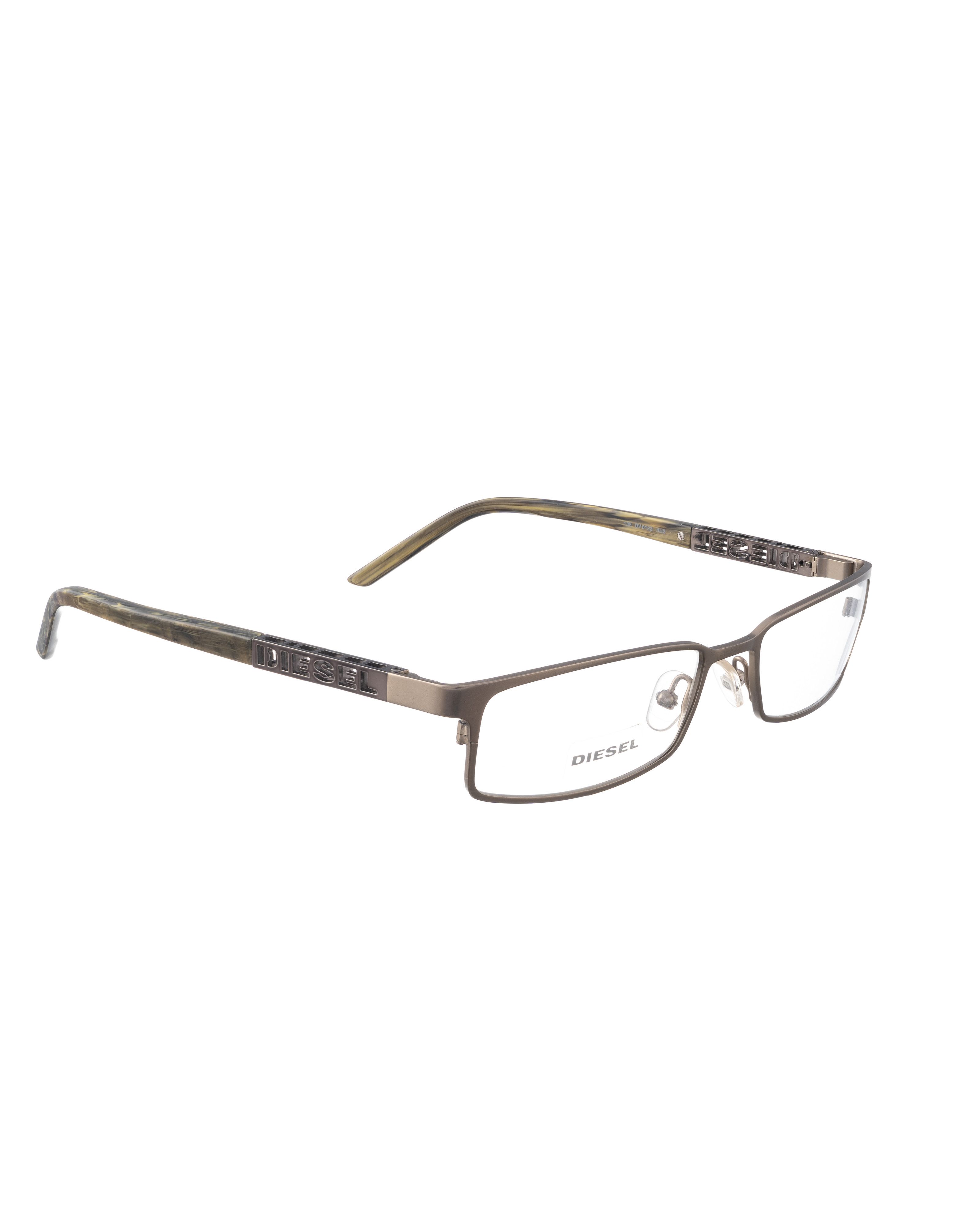 Diesel Diesel 00s Grey Steel Metal Glasses with Silver Logo Size ONE SIZE - 1 Thumbnail