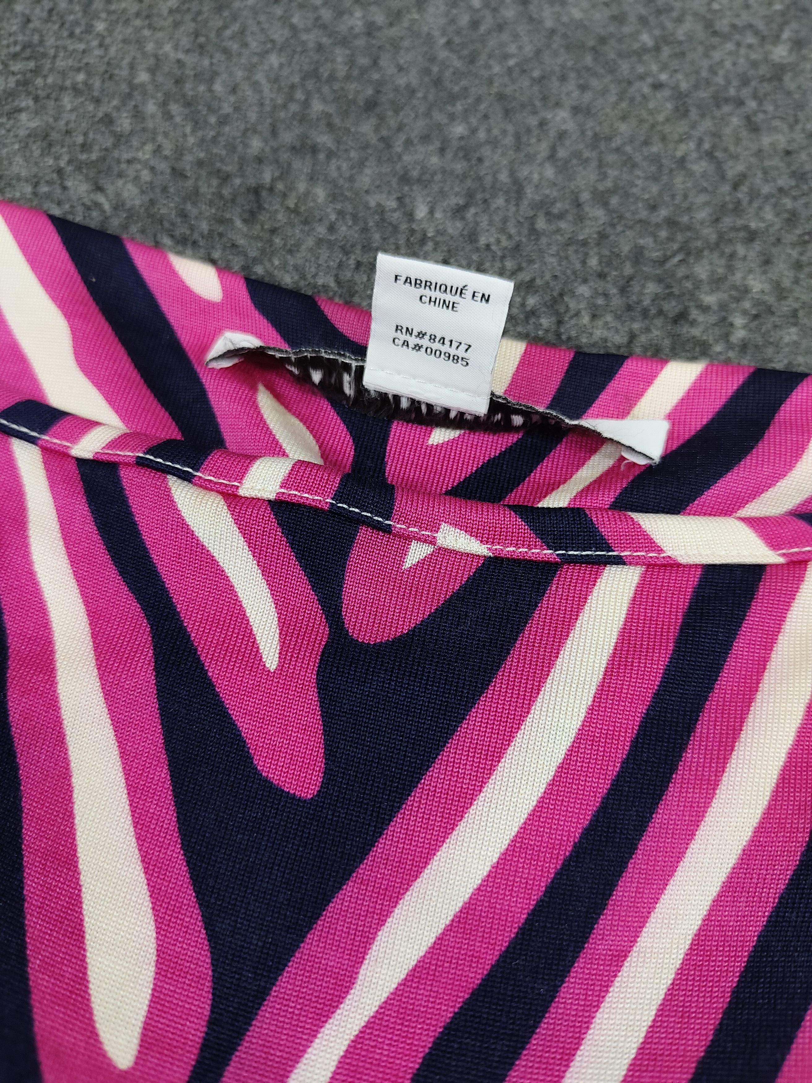 Diane von Furstenberg Diane von Furstenberg - Abstrac Zebra Print Draped Bodycon Size S / US 4 / IT 40 - 8 Thumbnail