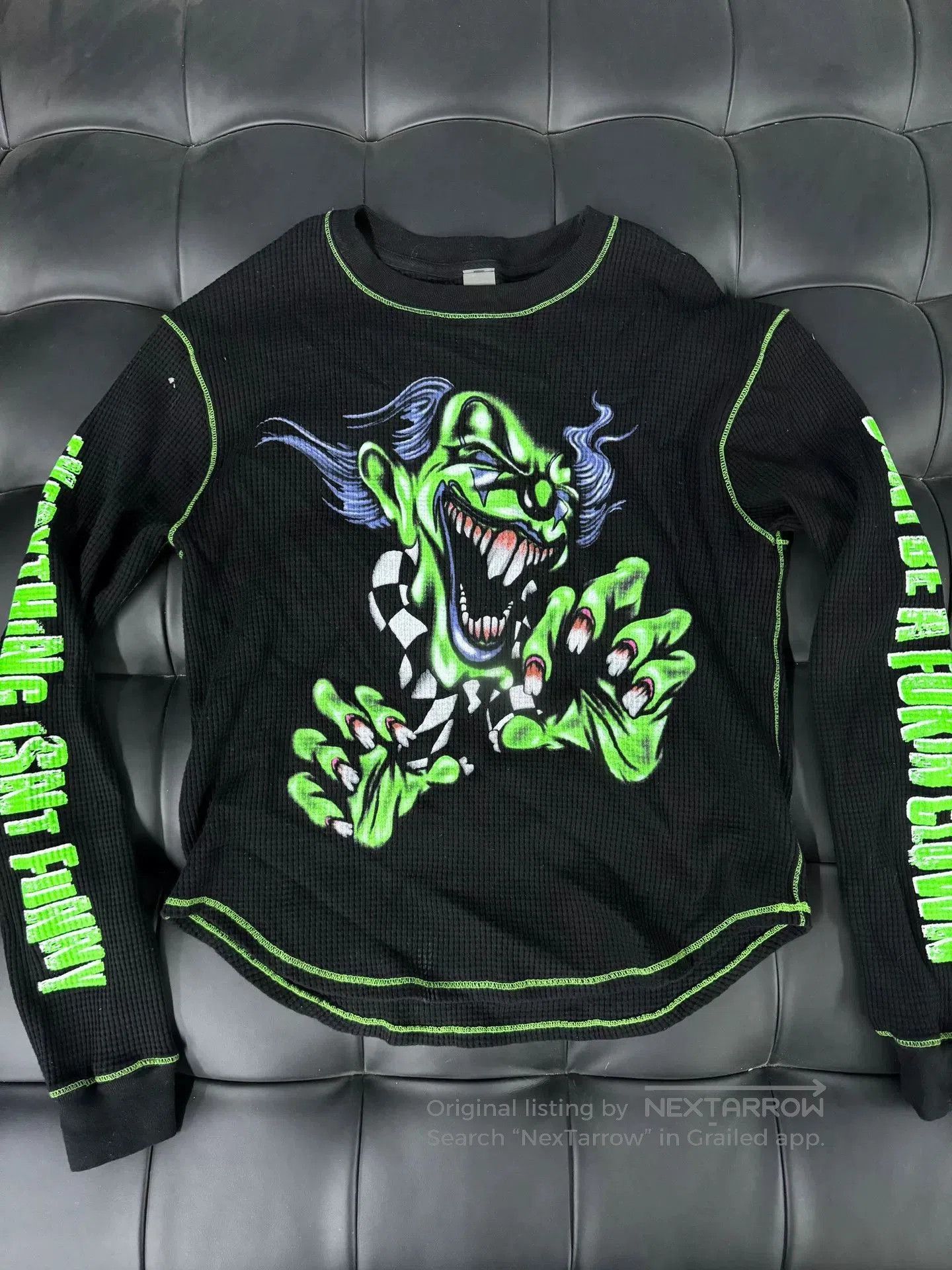 Vlone Green Choker Long Sleeve Shirt.