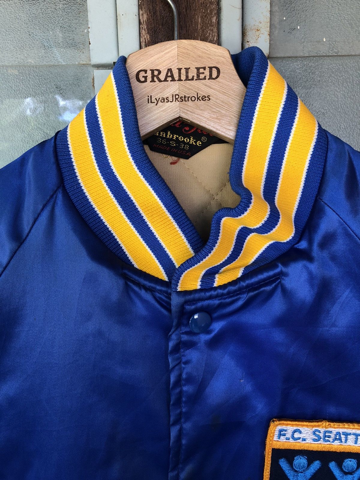 Dunbrooke Vintage 80's Pla Jac by Dunbrooke Network Bomber Jacket Size US S / EU 44-46 / 1 - 12 Thumbnail