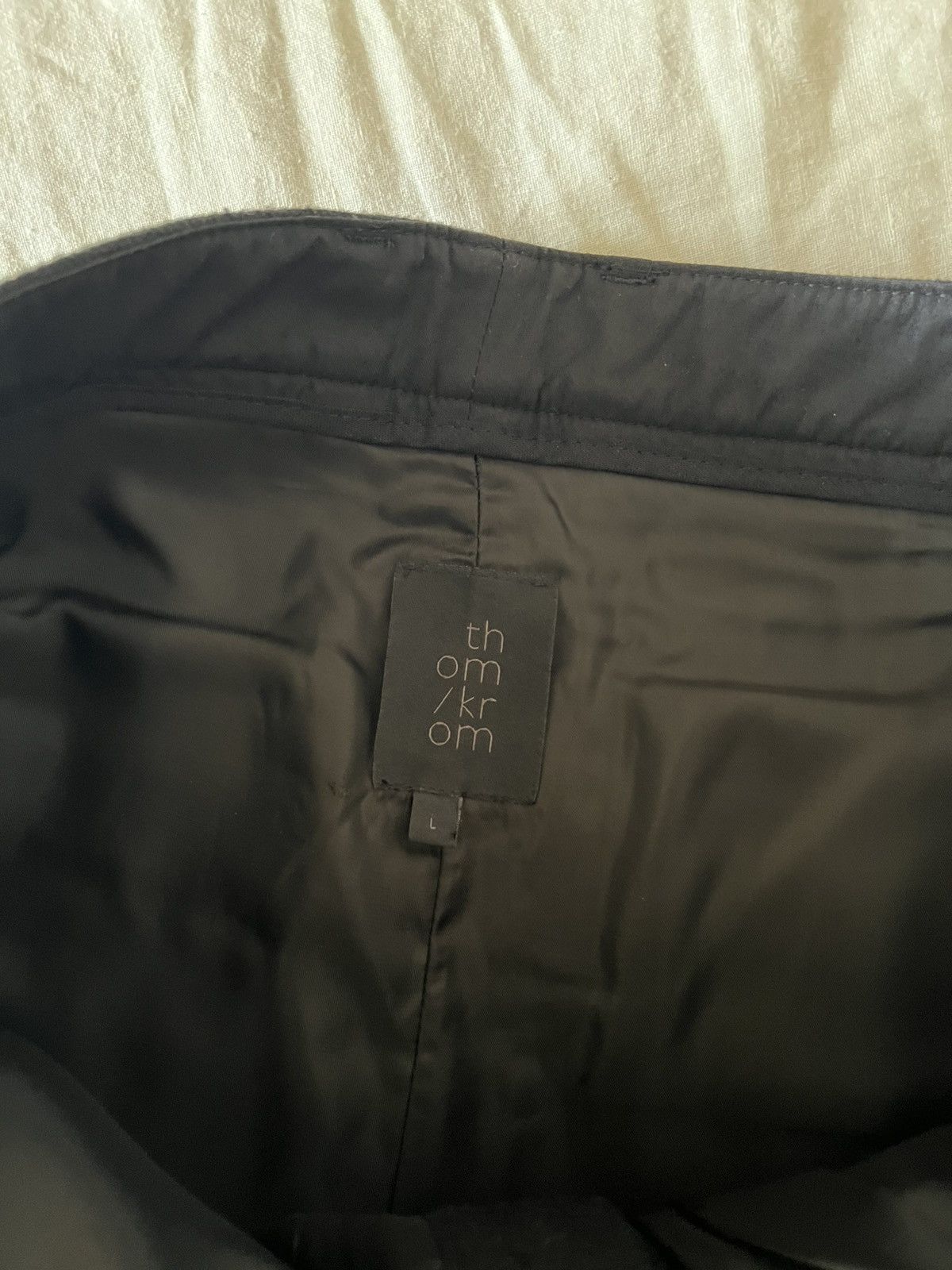 Thom Krom thom/krom Men’s Black Wool Pants Size US 31 - 5 Thumbnail
