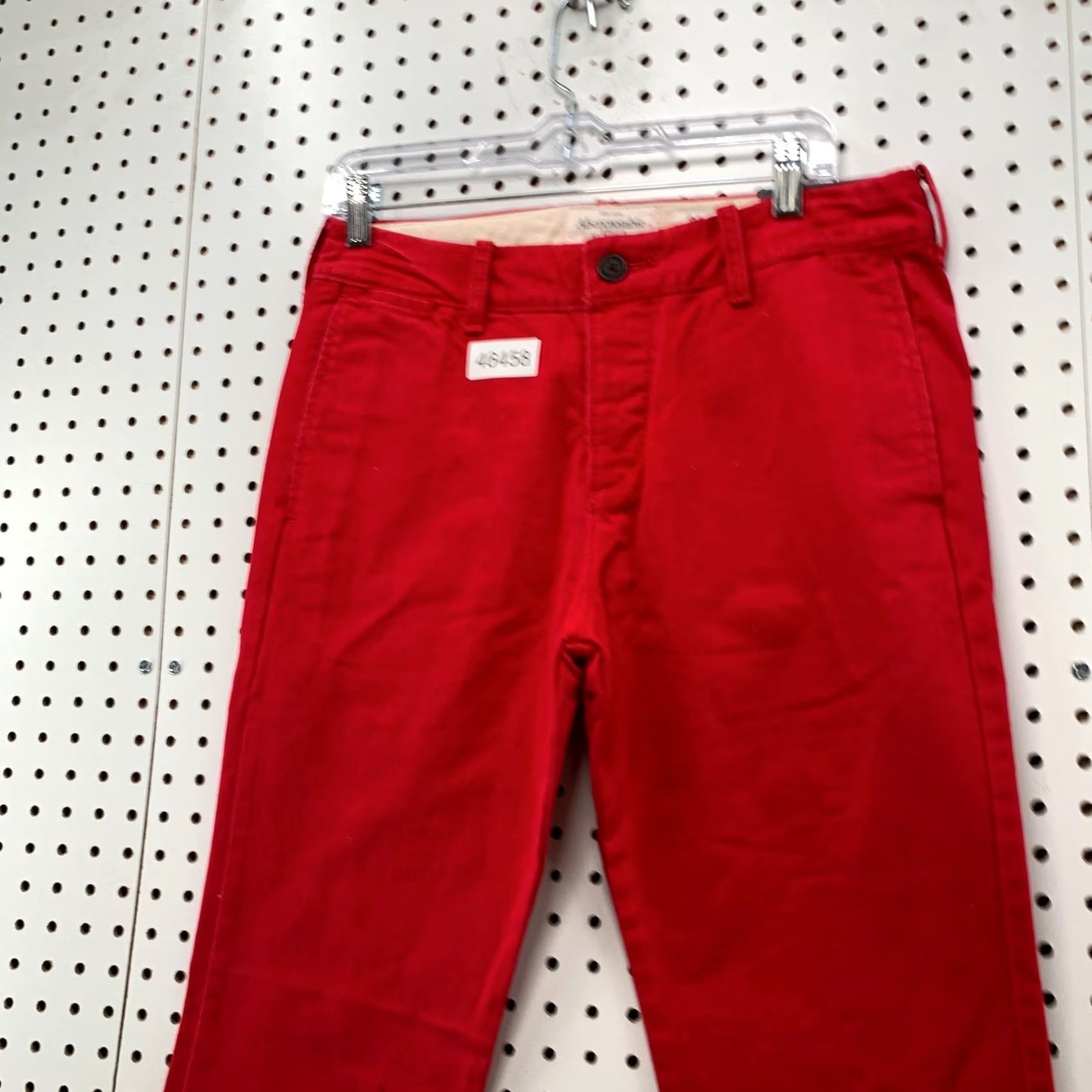 Abercrombie & Fitch Abercrombie Fitch Skinny Chino Pants Mens 30x30 Red NWT Size US 30 / EU 46 - 4 Thumbnail