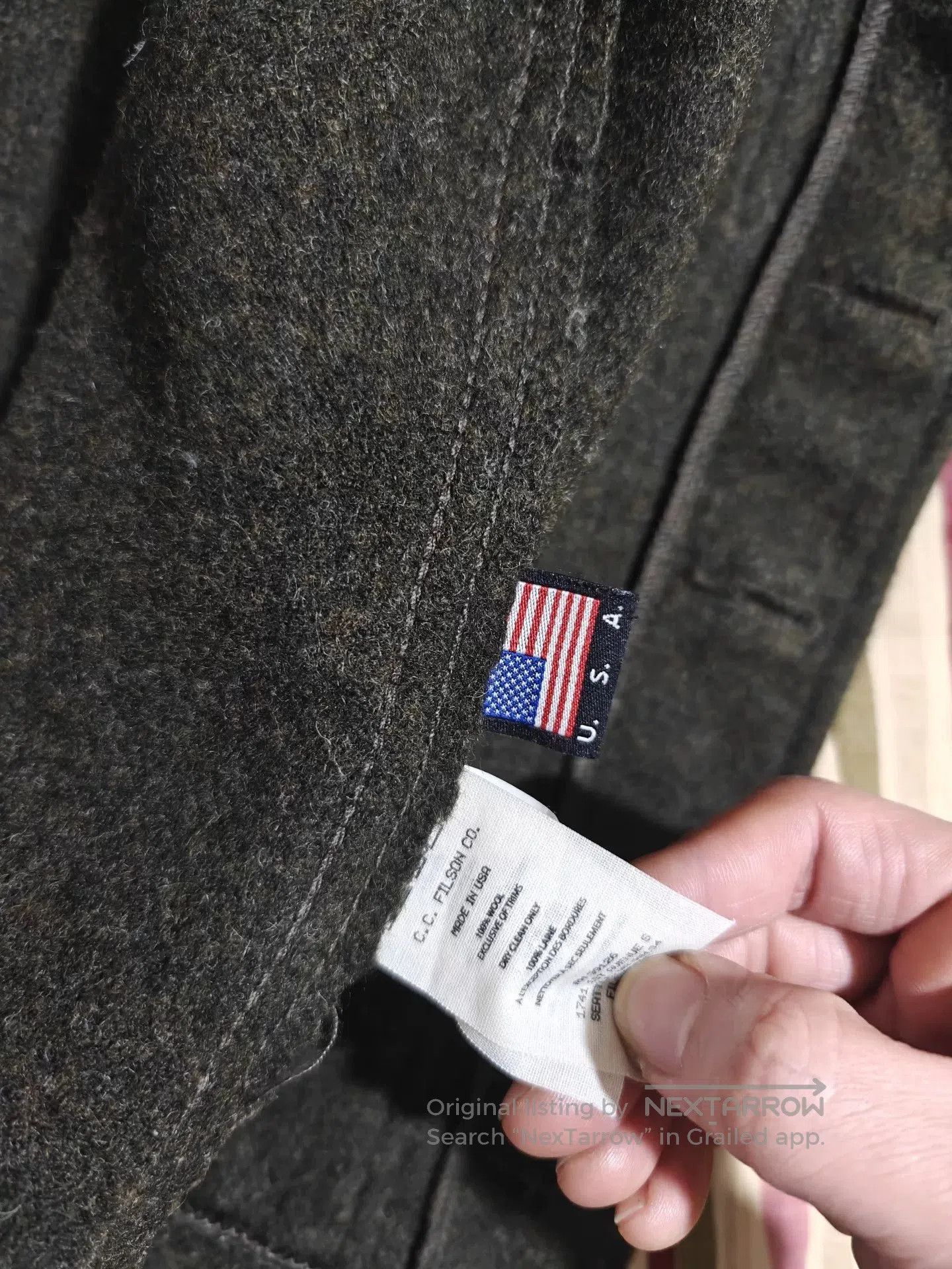 Filson Filson 24OZ Wool Western V-Neck Vest. Size US S / EU 44-46 / 1 - 6 Thumbnail