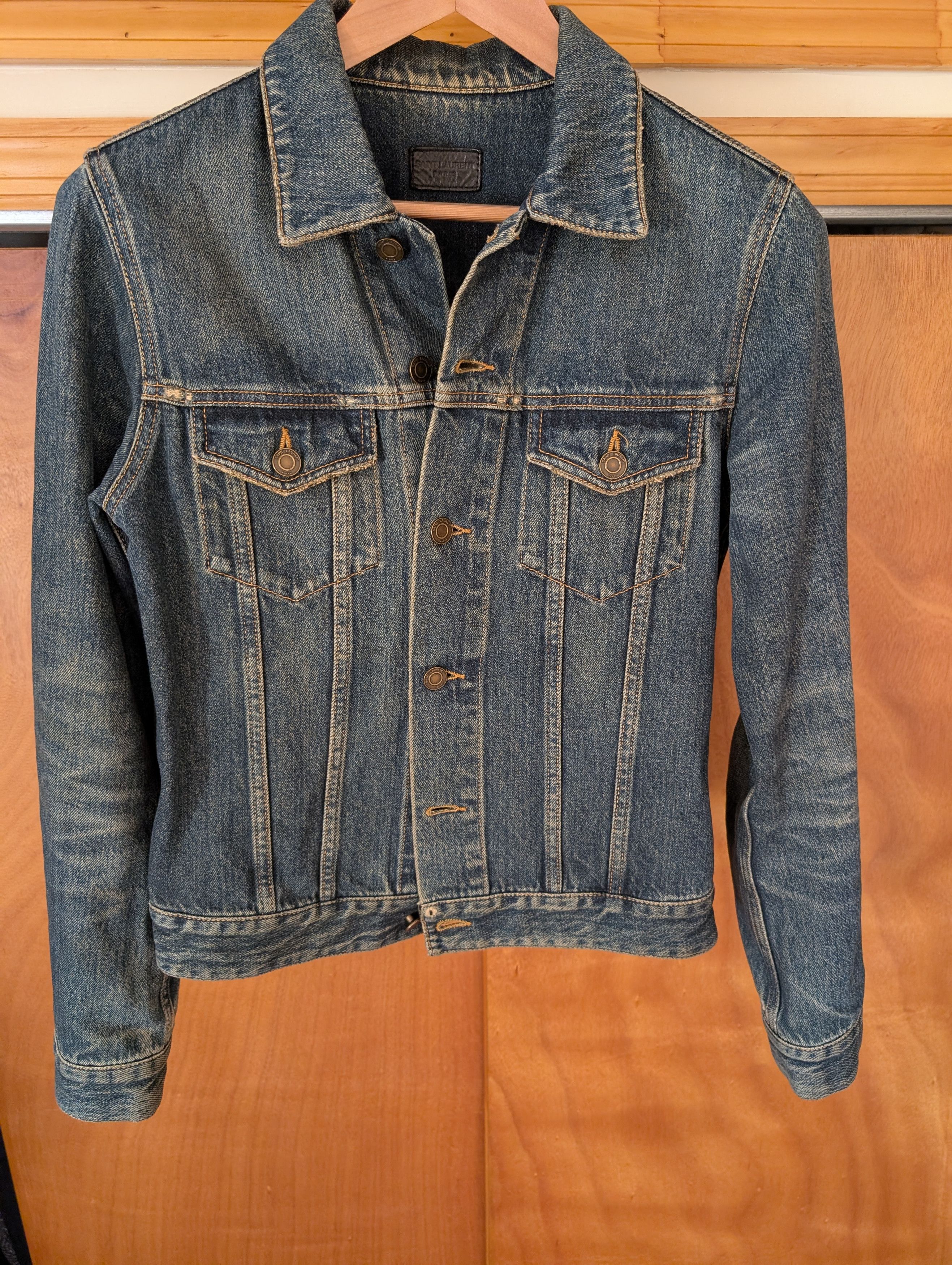 Men's Saint Laurent Paris Denim Jackets | Grailed