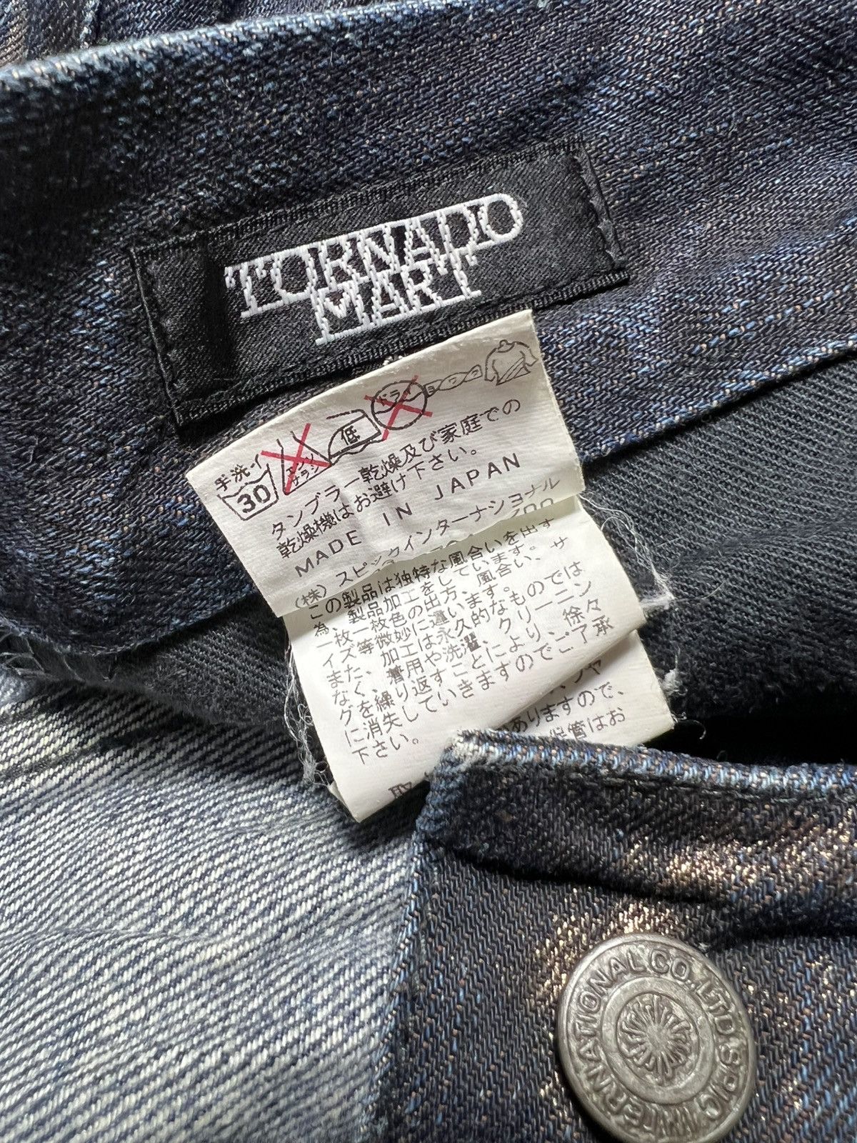 Tornado Mart Tornado Mart Button Super Flare Pants Size US 30 / EU 46 - 9 Thumbnail