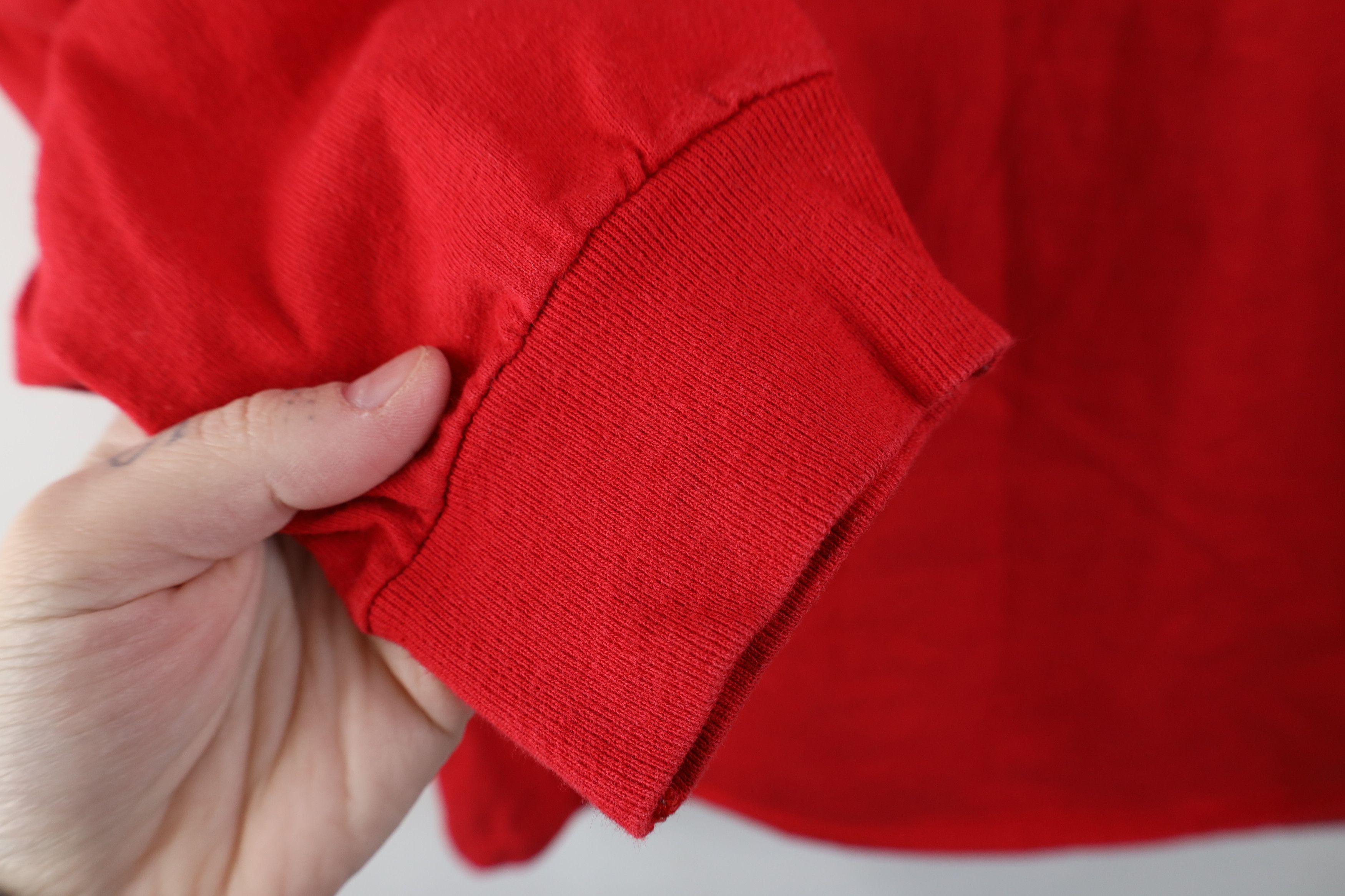 Vintage Vintage Ohio State University Long Sleeve T-Shirt Red Cotton Size US L / EU 52-54 / 3 - 7 Thumbnail