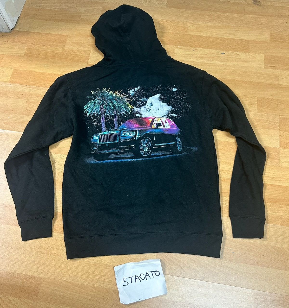 Rap Tees × Vintage Quickie Rolls Royce Hoodie Black Size US M / EU 48-50 / 2 - 1 Thumbnail